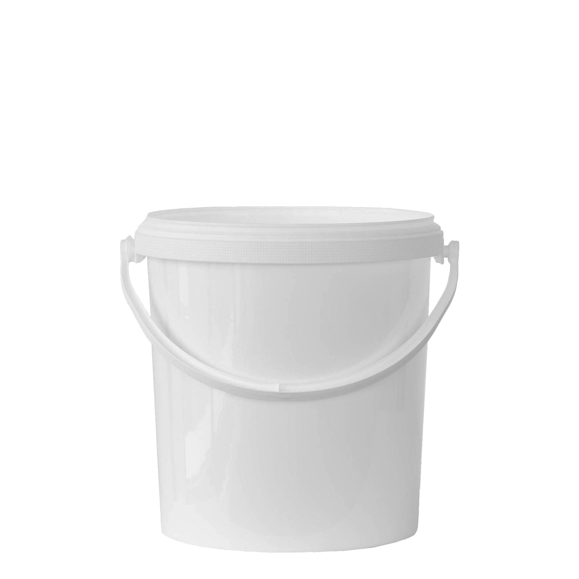 Găleată de 6 l, material plastic PP, albă