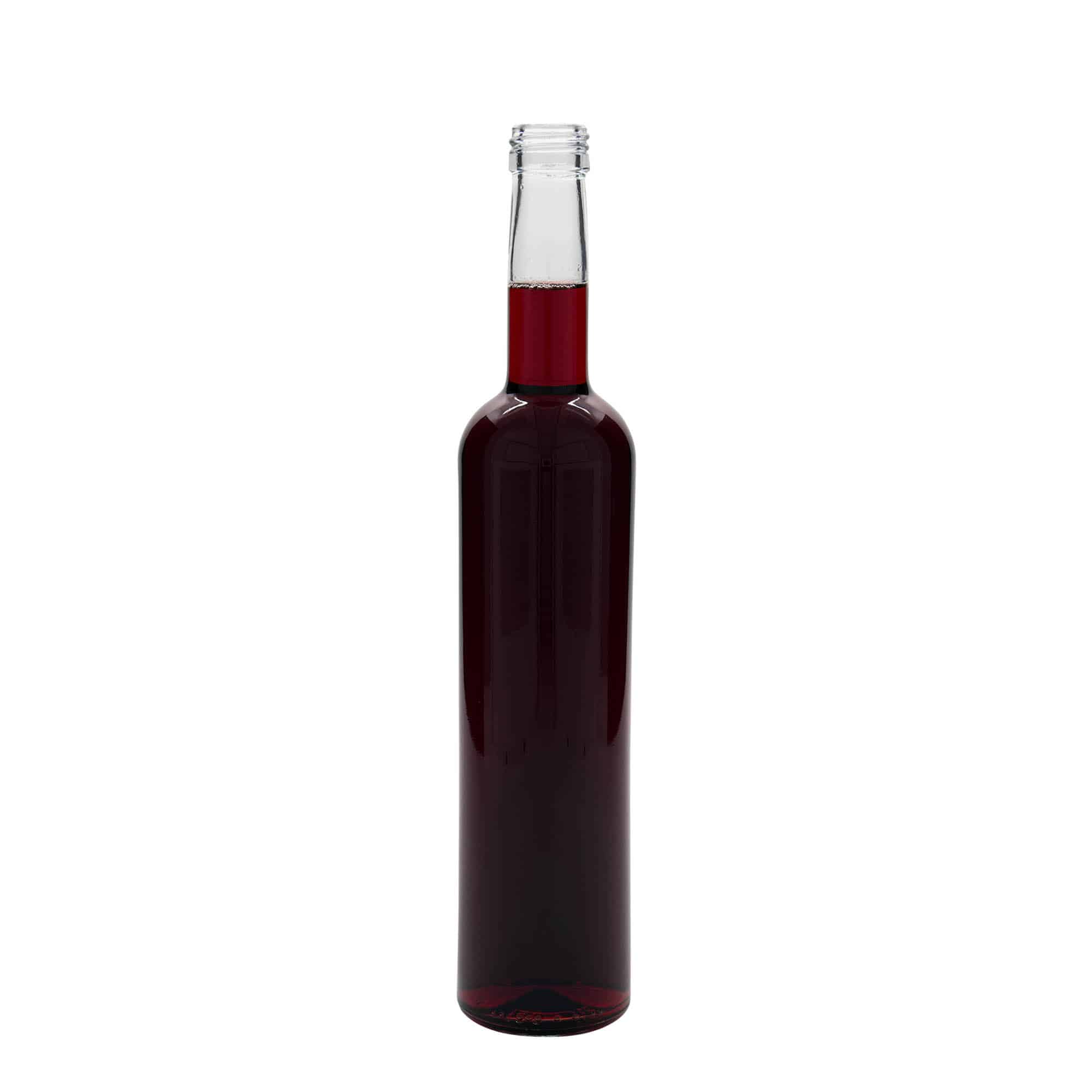 Sticlă din sticlă de 500 ml „Bordeaux”, închidere: PP 28