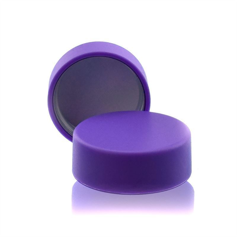 Capac filetat, material plastic ABS, violet, pentru închidere: GPI 33/400