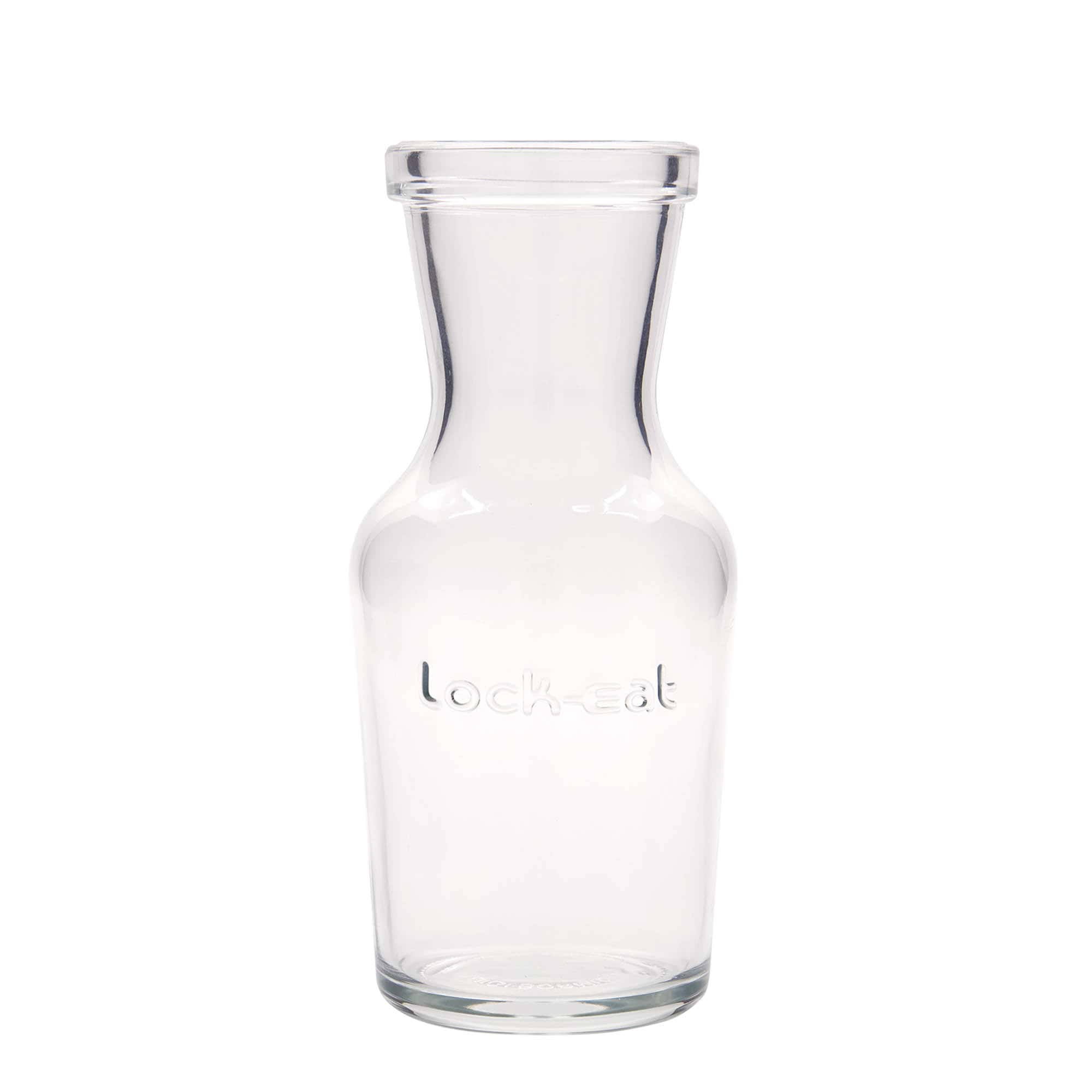 Carafă de sticlă de 500 ml „Lock-Eat”, închidere: Capac ermetic