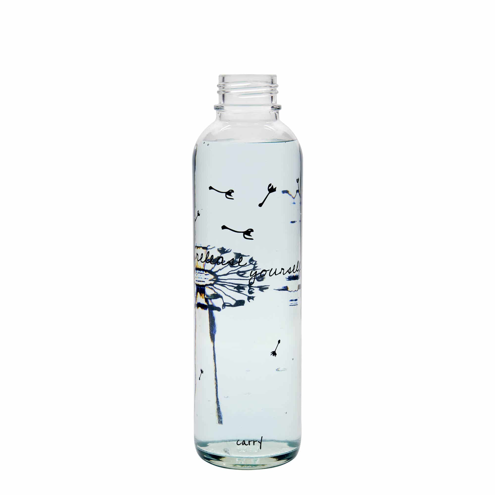 Sticlă de băut de 700 ml CARRY Bottle, motiv decorativ: Release Yourself, închidere: Capac filetat