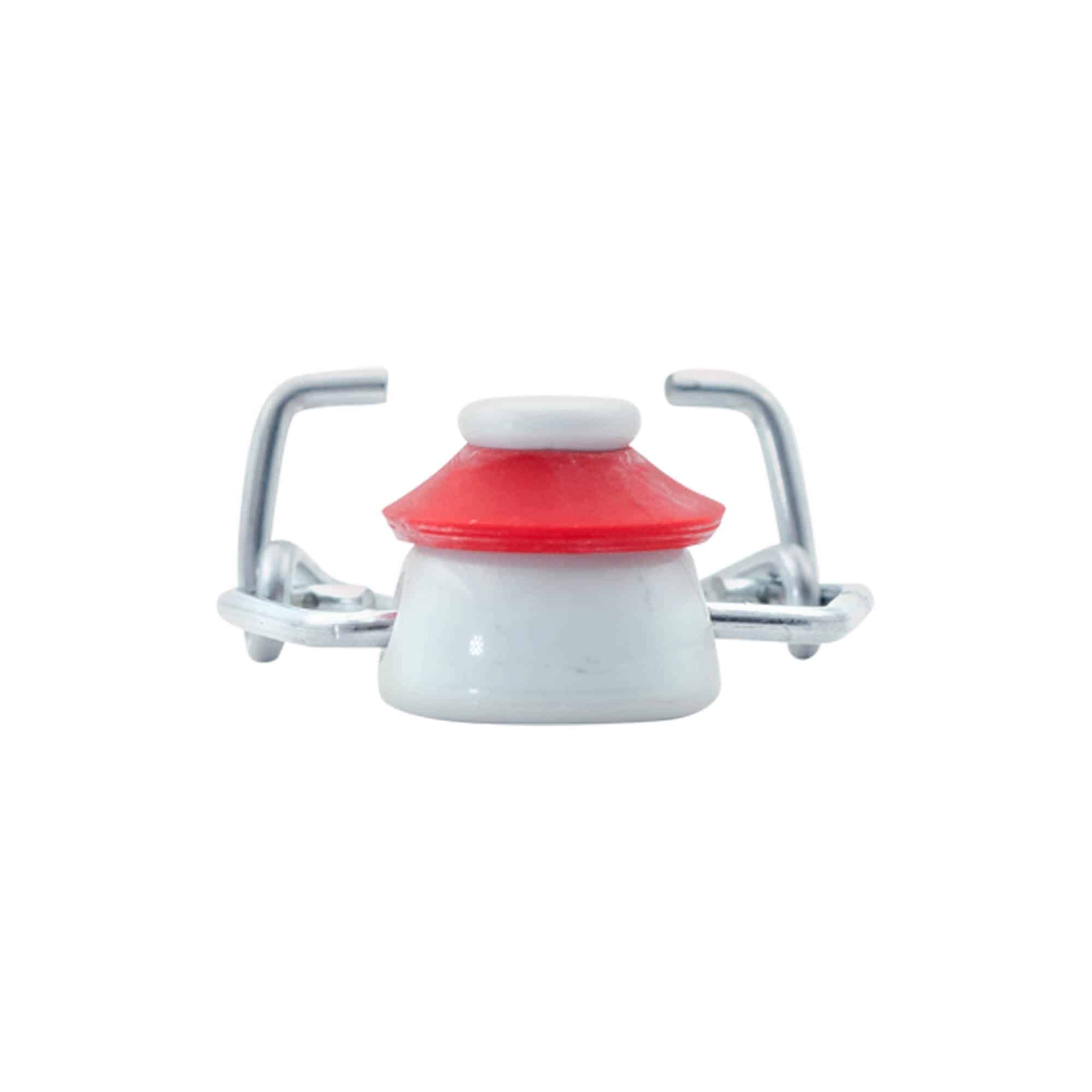 Dop tip Swing top Standard, plastic, roșu-alb