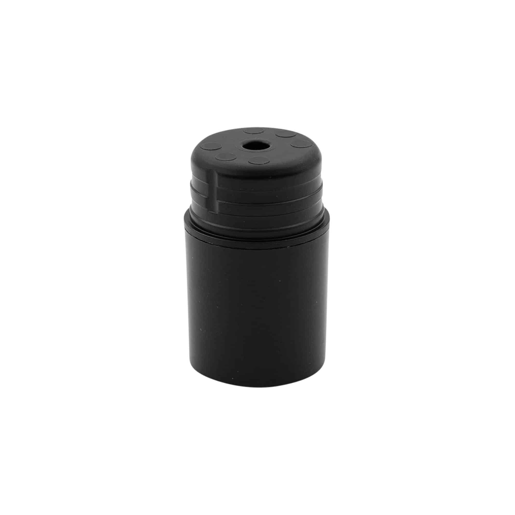 Dozator cu pompă fără aer „Nano”, material plastic PP, negru