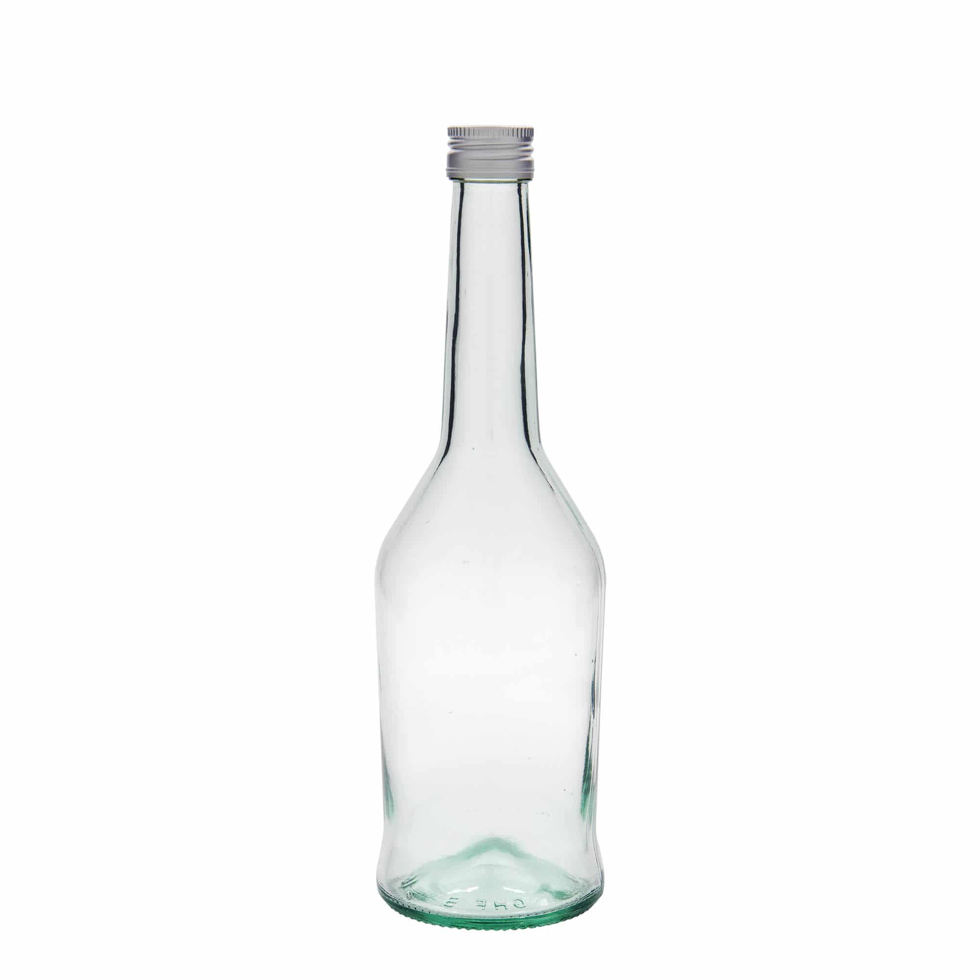 Sticlă din sticlă de 500 ml pentru băuturi spirtoase, închidere: PP 28