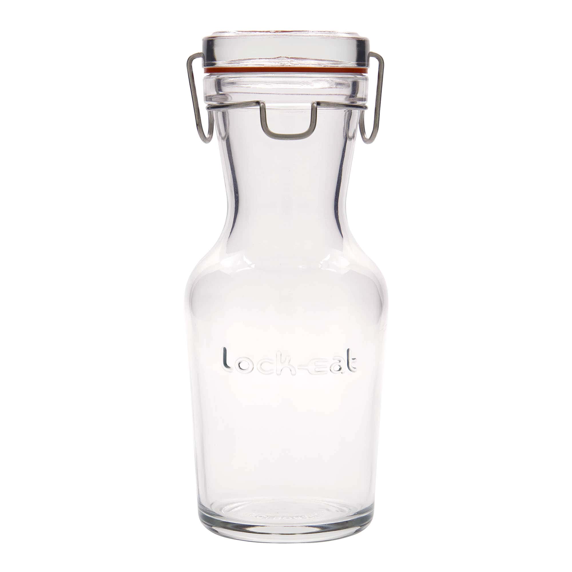 Carafă de sticlă de 500 ml „Lock-Eat”, închidere: Capac ermetic