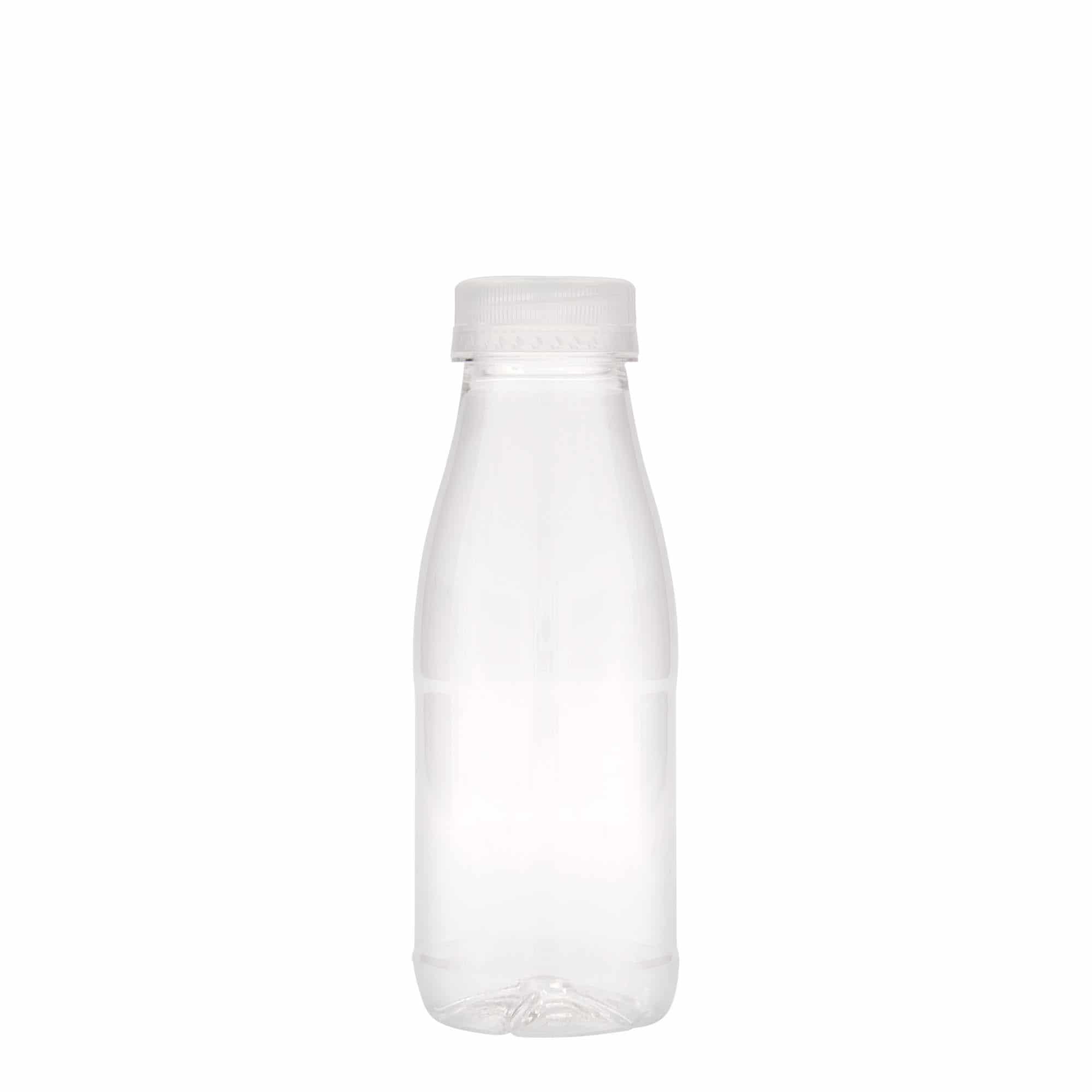 Sticlă PET de 330 ml „Milk and Juice”, material plastic, închidere: 38 mm