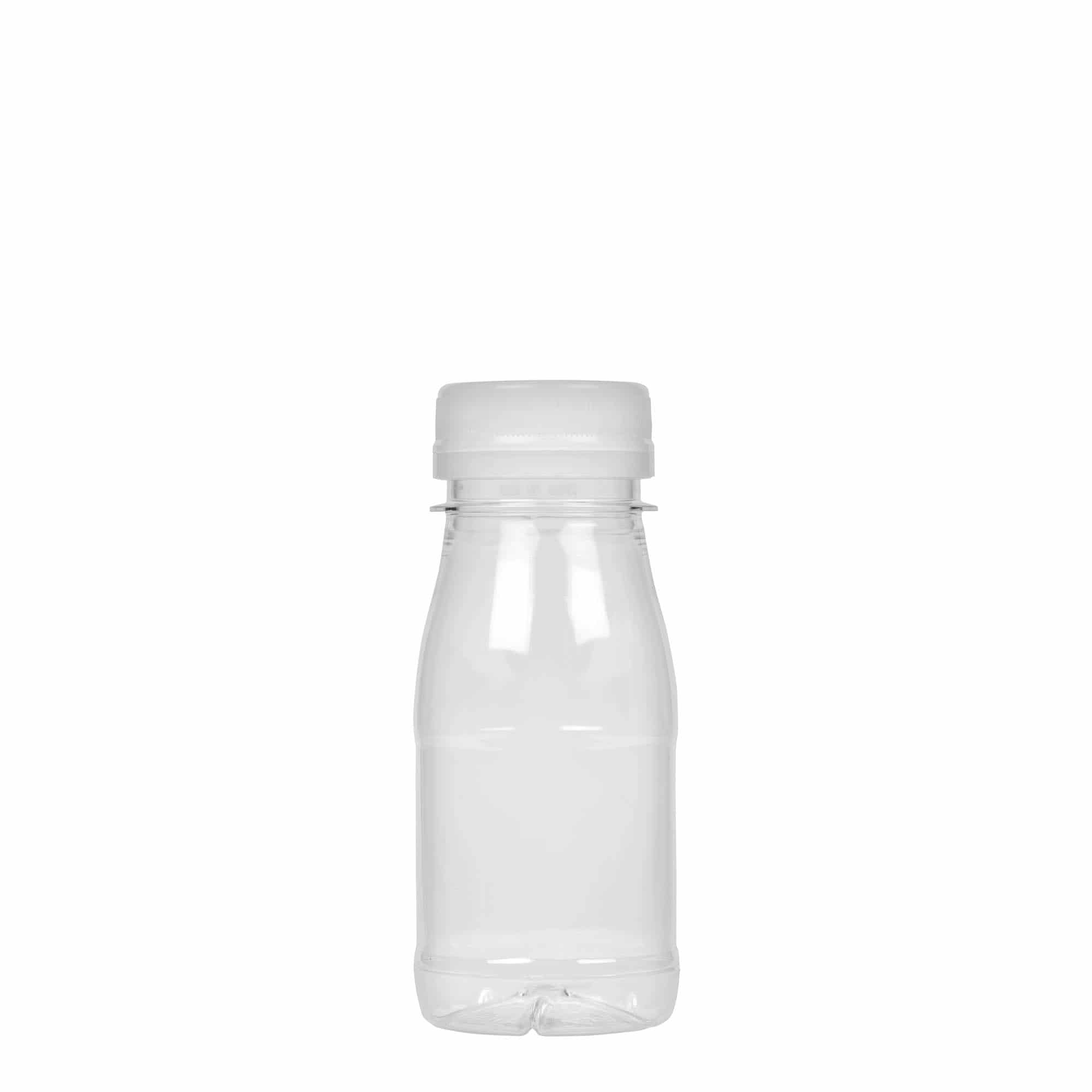 Sticlă PET de 150 ml „Milk and Juice”, material plastic, închidere: 38 mm