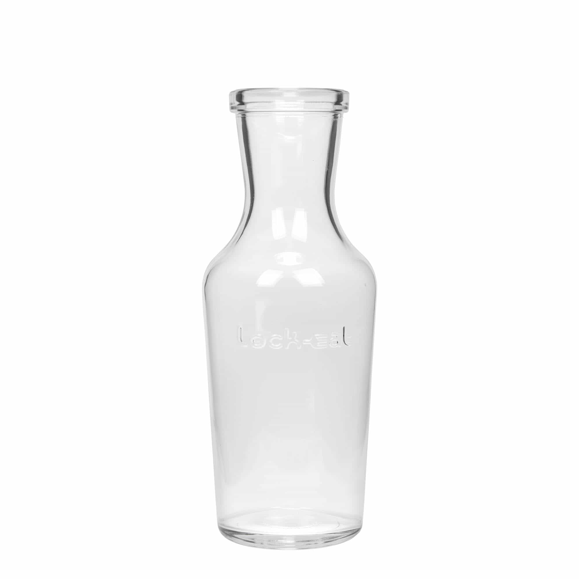 Carafă de sticlă de 1.000 ml „Lock-Eat”, închidere: Capac ermetic