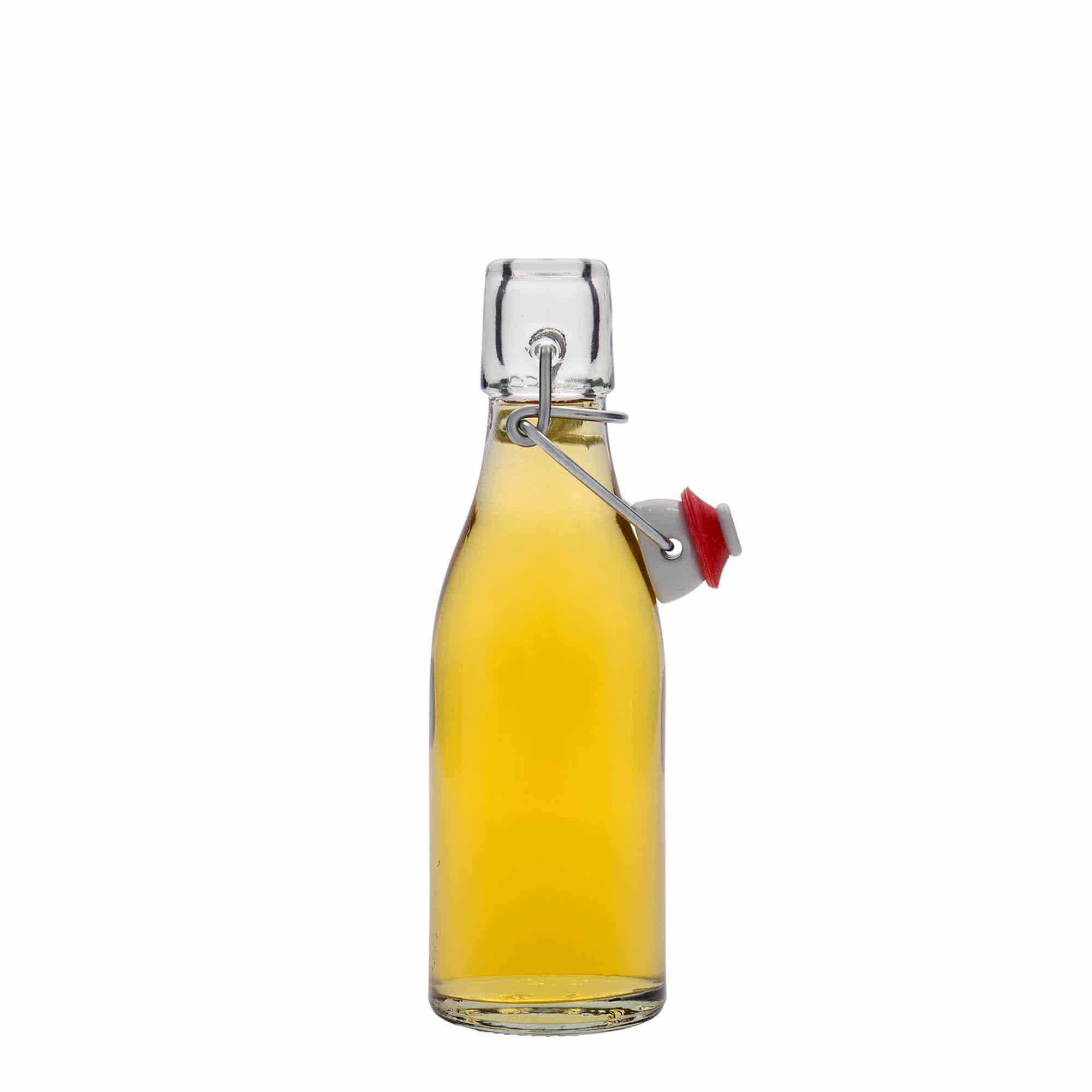 Sticlă din sticlă de 200 ml „Paul”, închidere: Dop tip Swing top