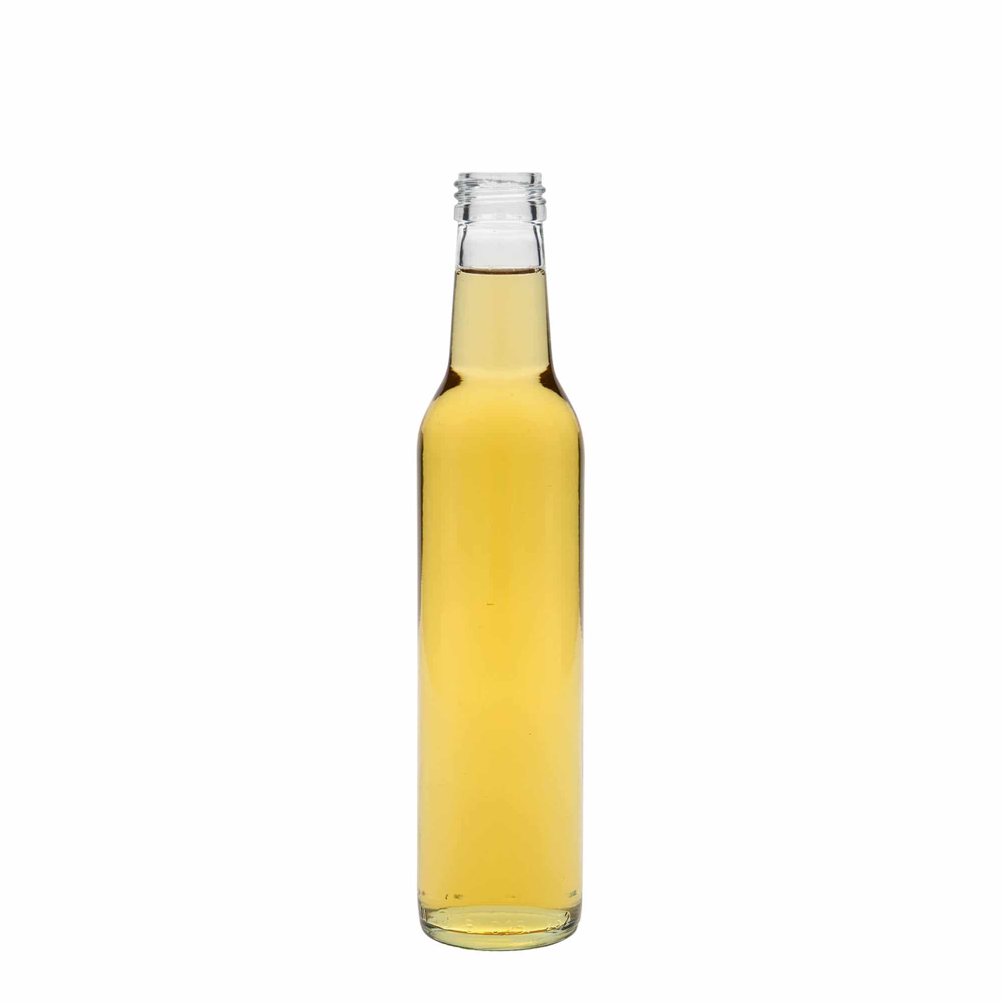 Sticlă din sticlă de 250 ml „Cilindrica”, închidere: PP 28