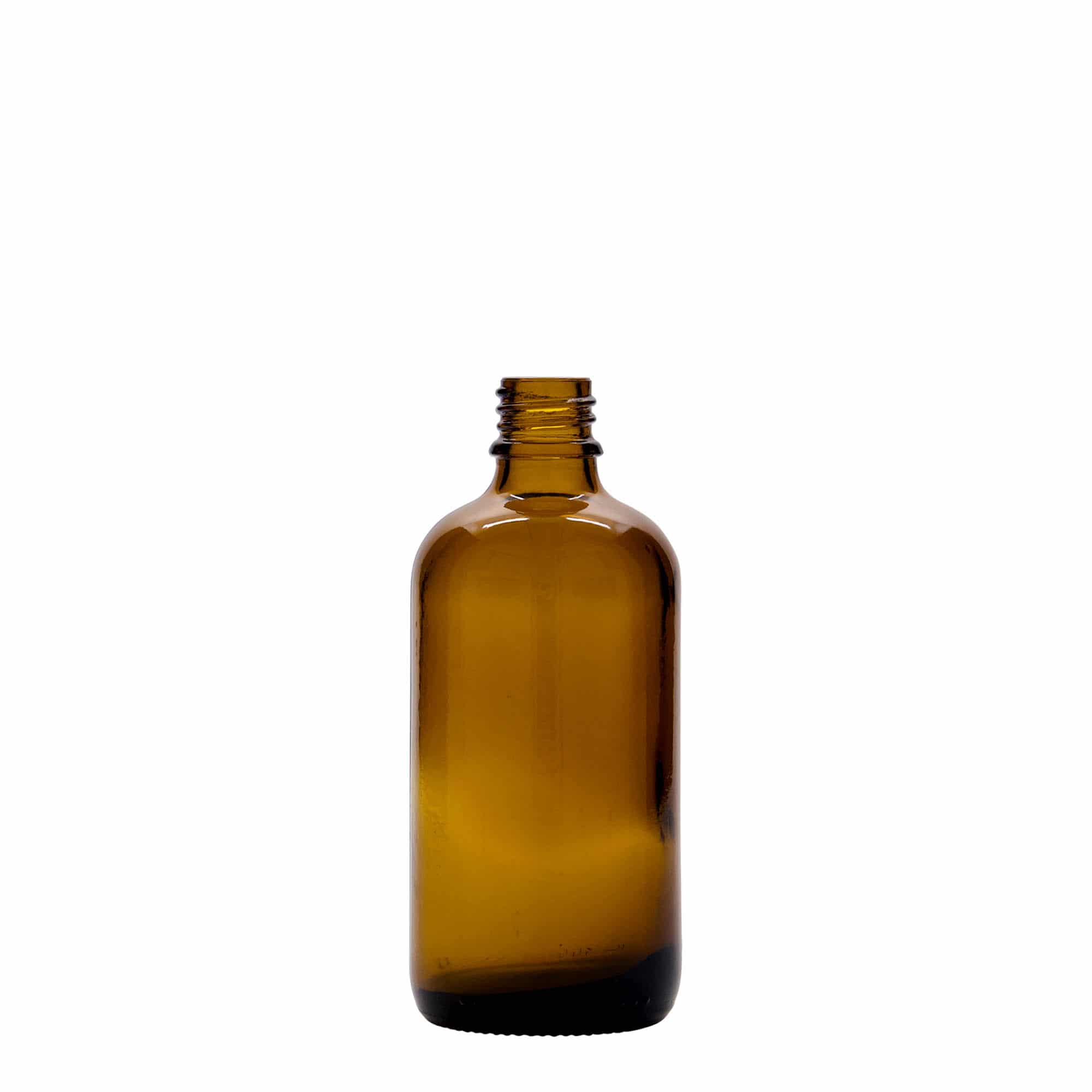 Flacon spray farmaceutic de 100 ml, sticlă, maro, închidere: DIN 18