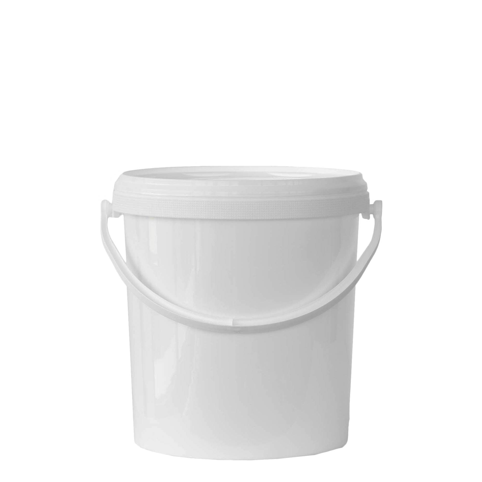 Găleată de 6 l, material plastic PP, albă