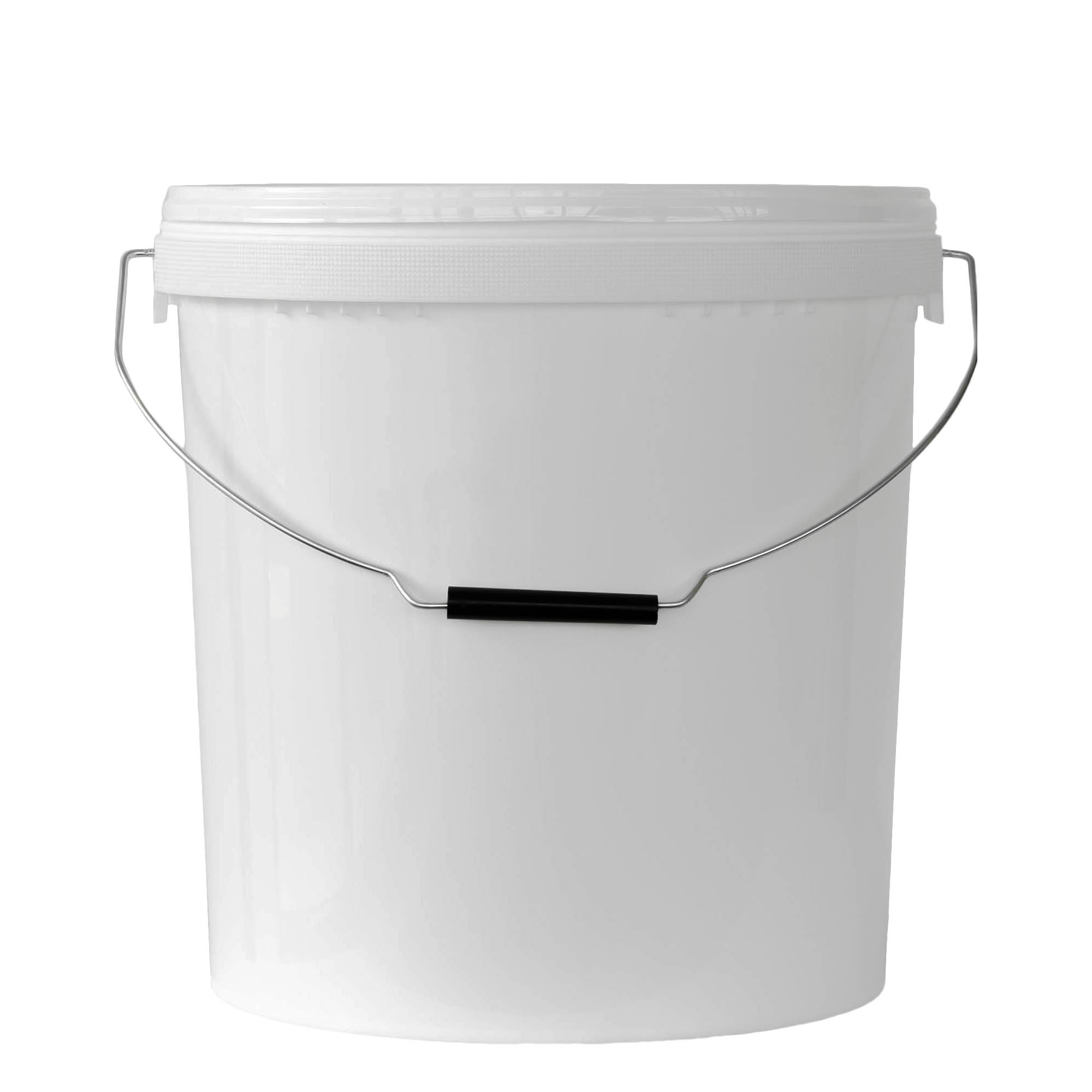 Găleată de 20 l, material plastic PP, albă