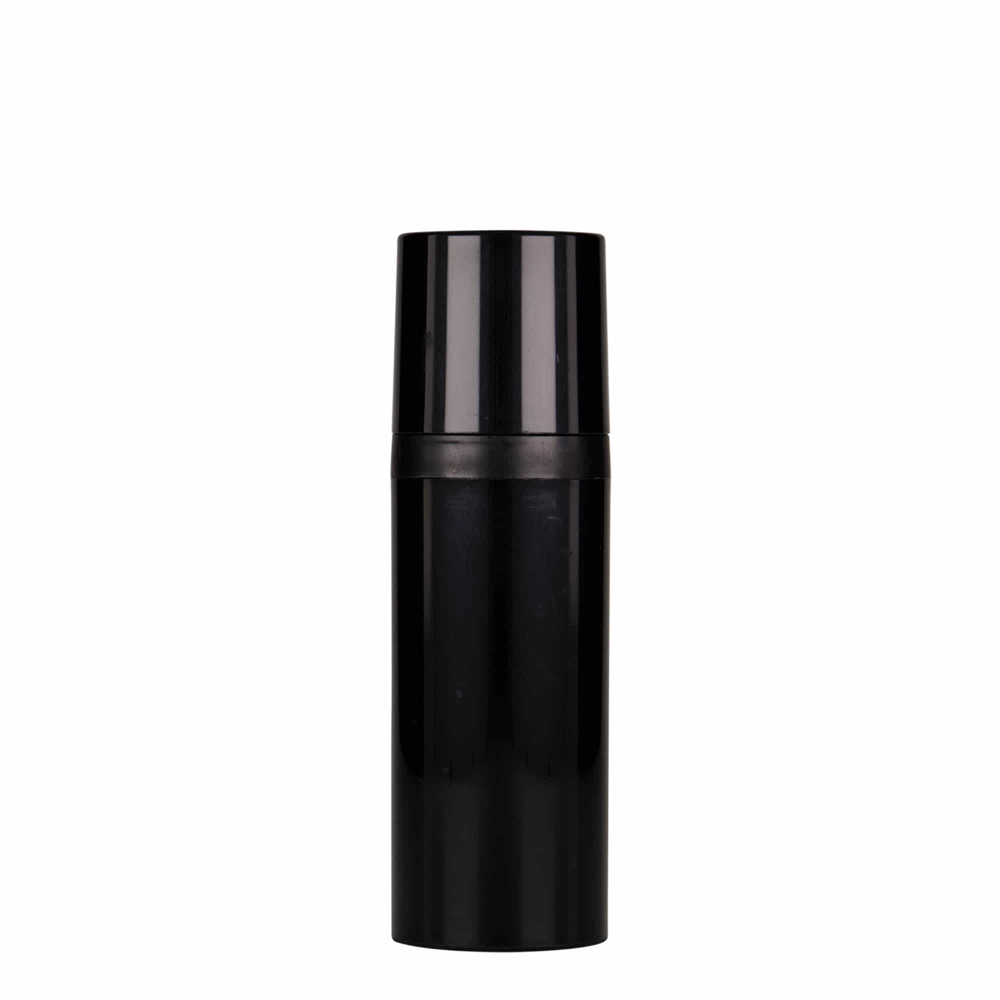 Dozator fără aer de 50 ml „Mezzo”, material plastic PP, negru