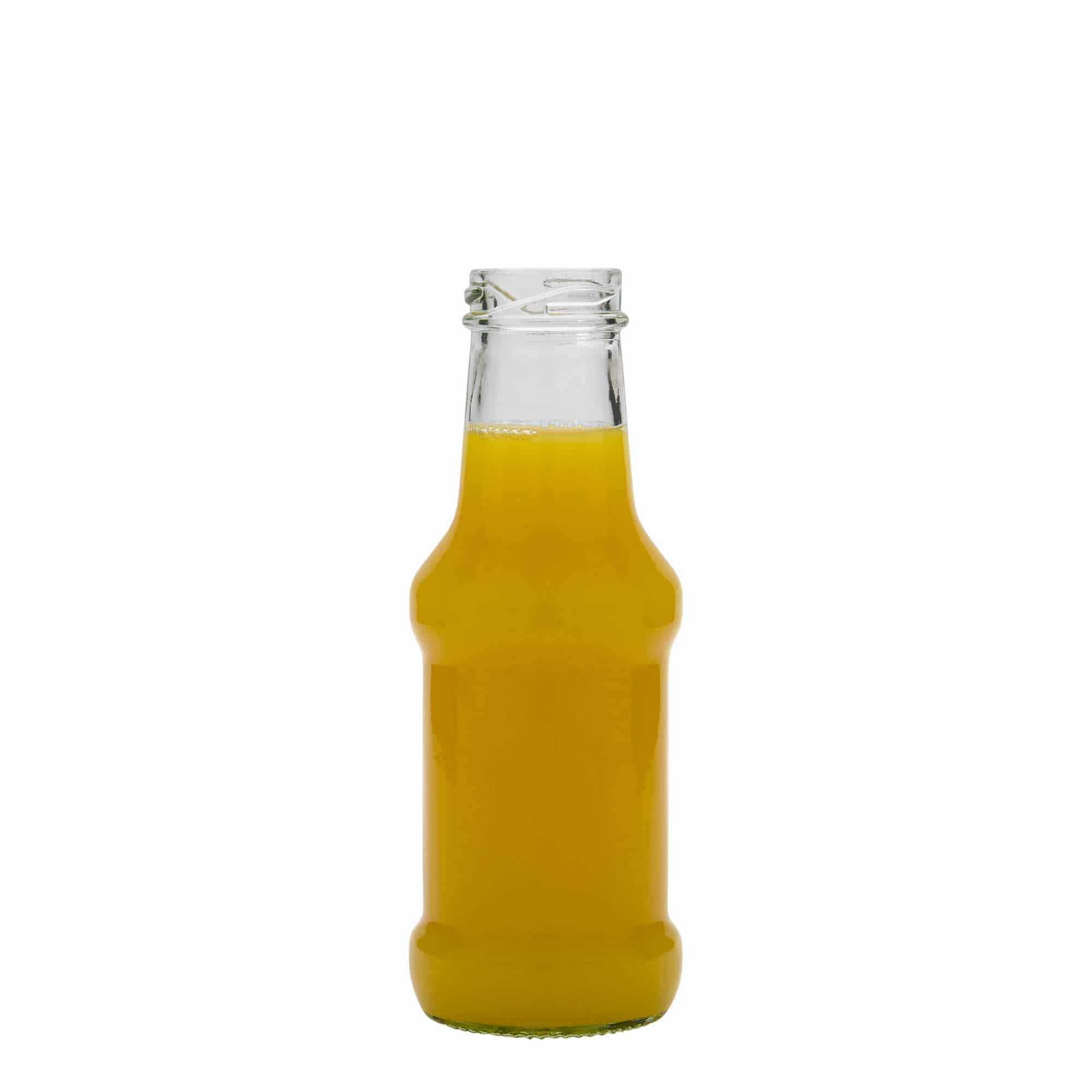 Sticlă pentru sosuri de 250 ml, sticlă, închidere: Twist Off (TO 38)