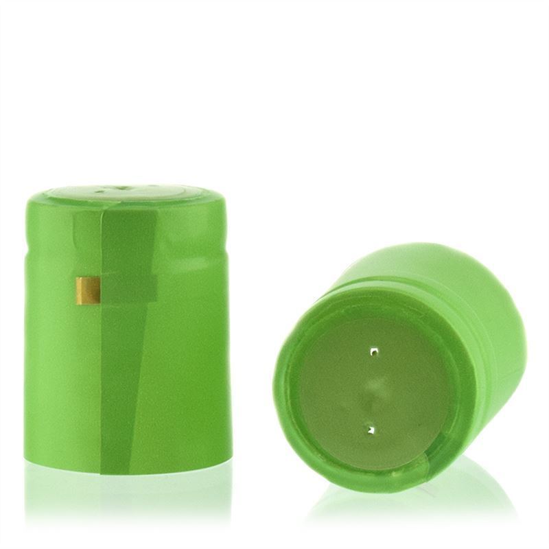 Capsule termoretractabile 32x41, material plastic PVC, verde lime