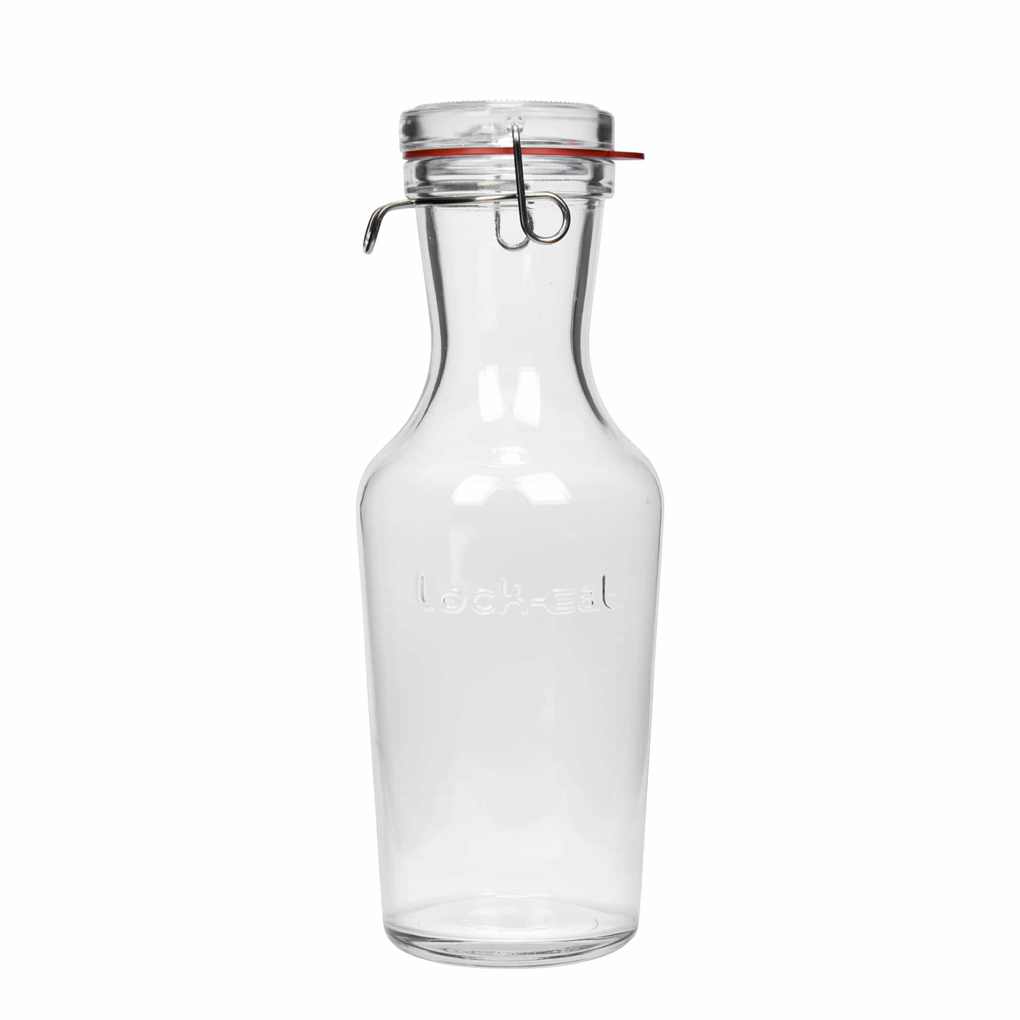 Carafă de sticlă de 1.000 ml „Lock-Eat”, închidere: Capac ermetic