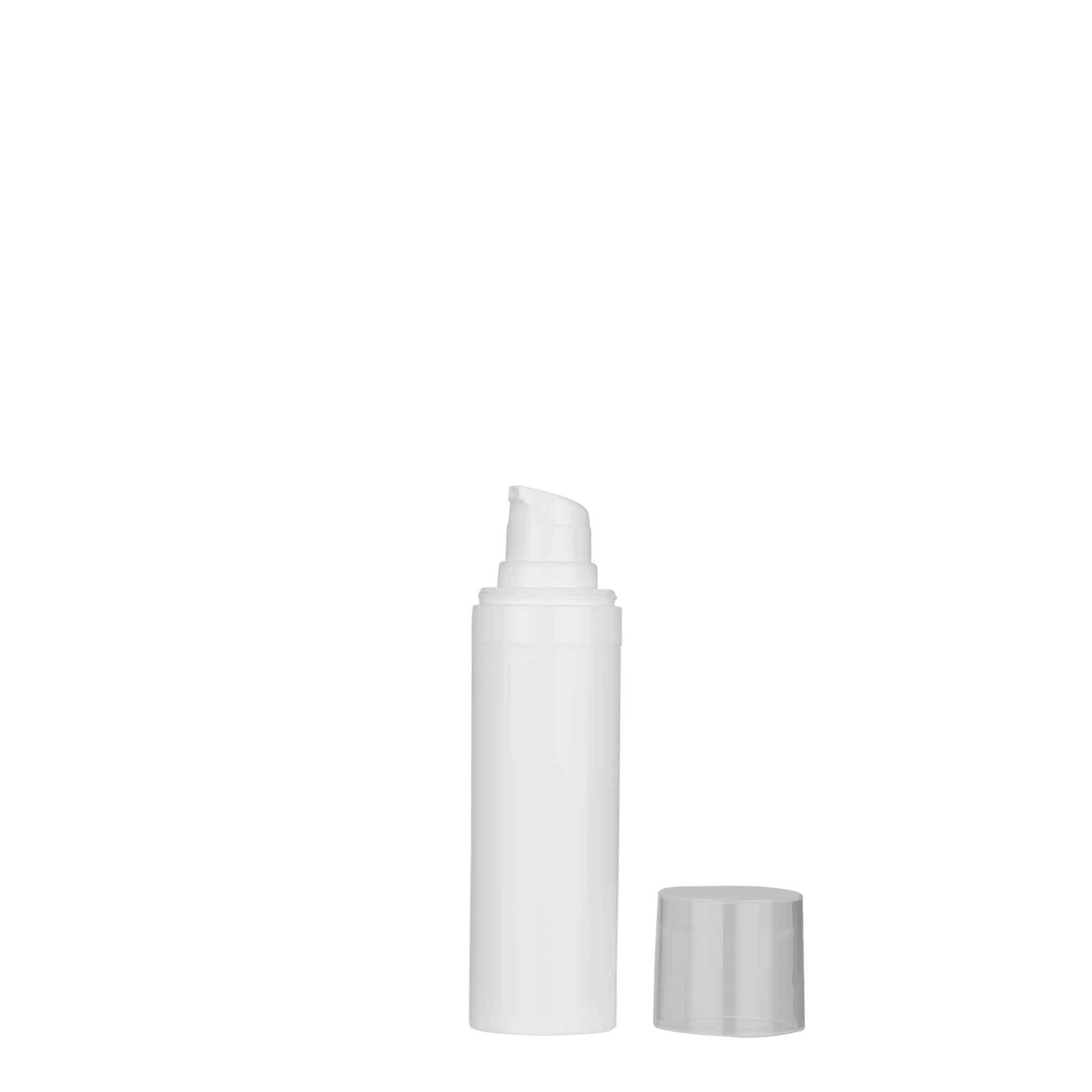 Dozator fără aer de 30 ml „Micro”, material plastic PP, alb