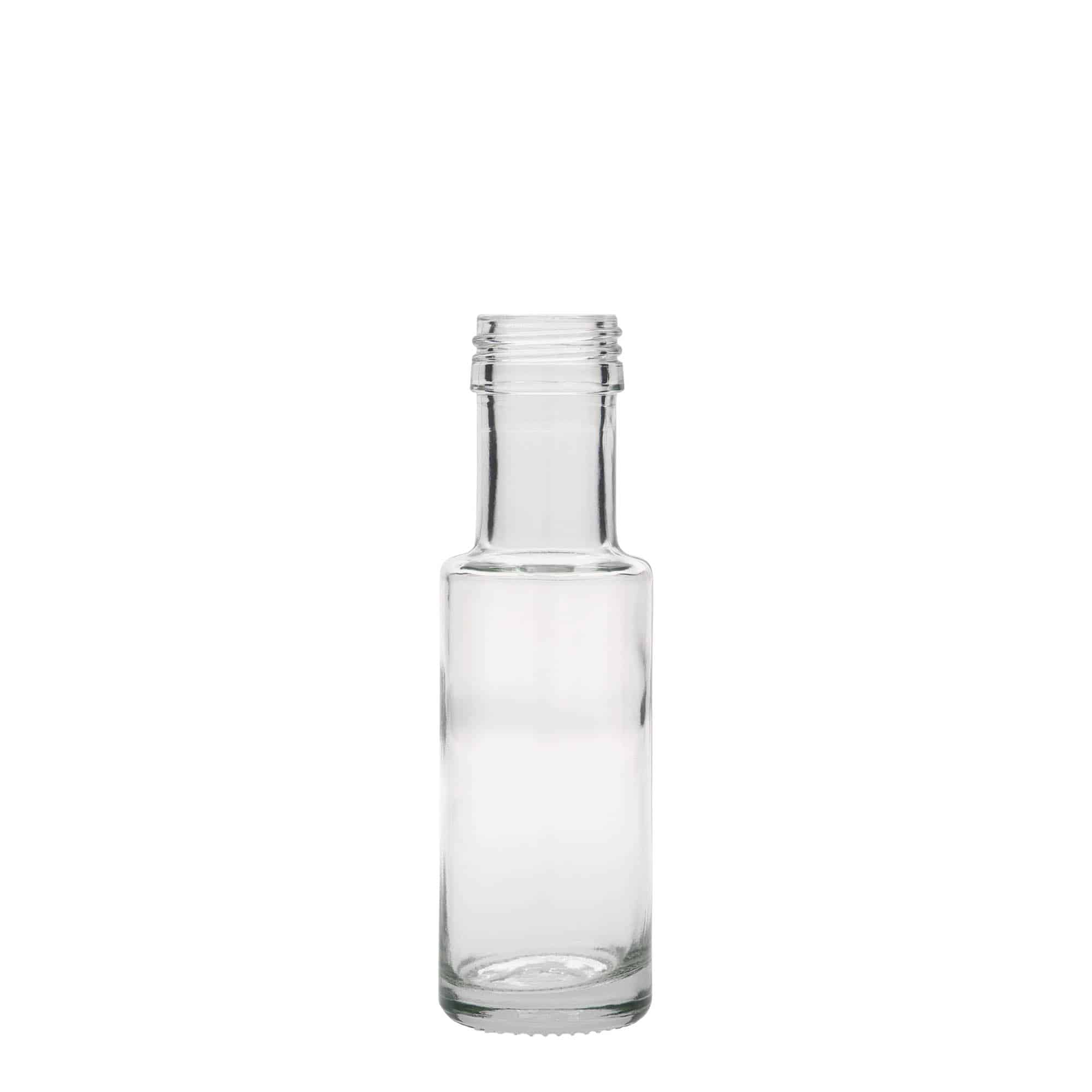 Sticlă din sticlă de 100 ml „Dorica”, închidere: PP 31,5