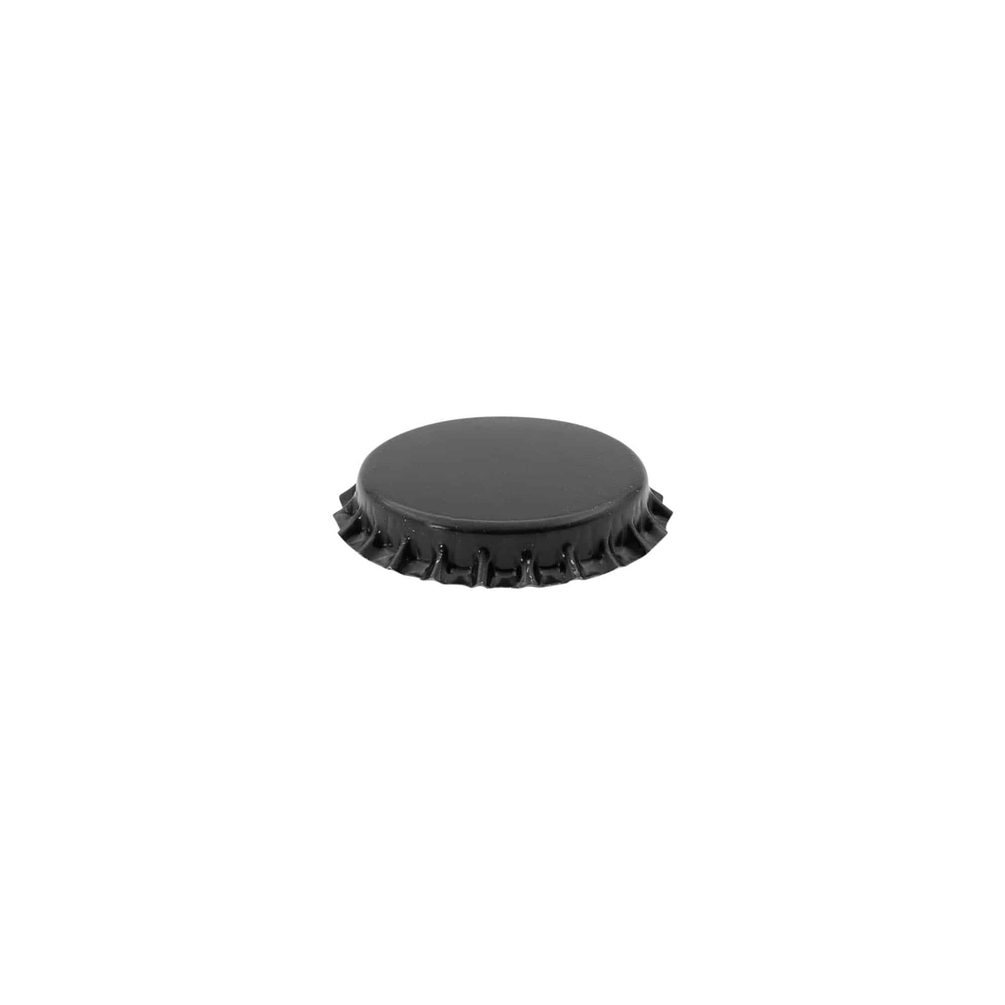 Capace metalice 29 mm, metal, negru