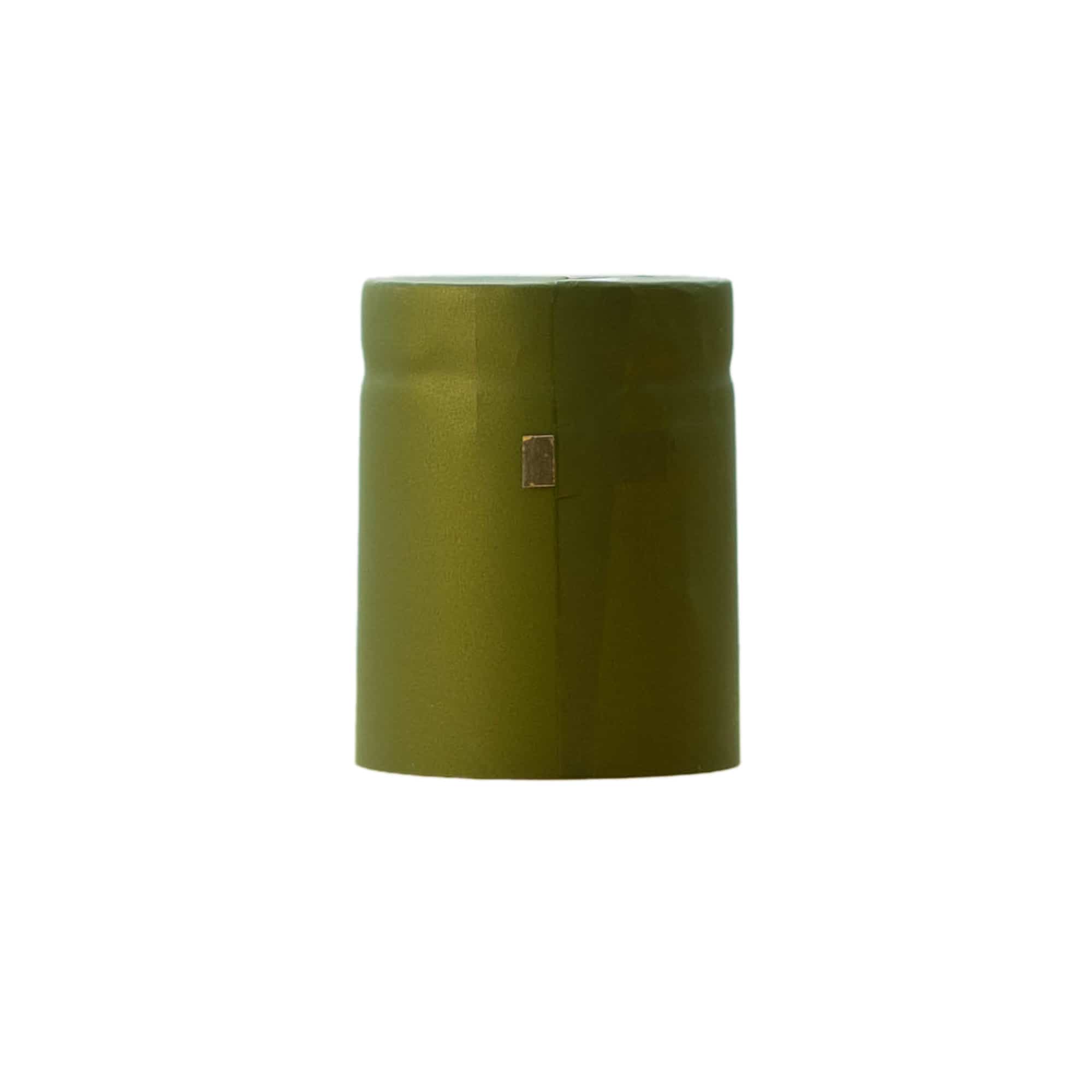 Capsule termoretractabile 32x41, material plastic PVC, verde oliv