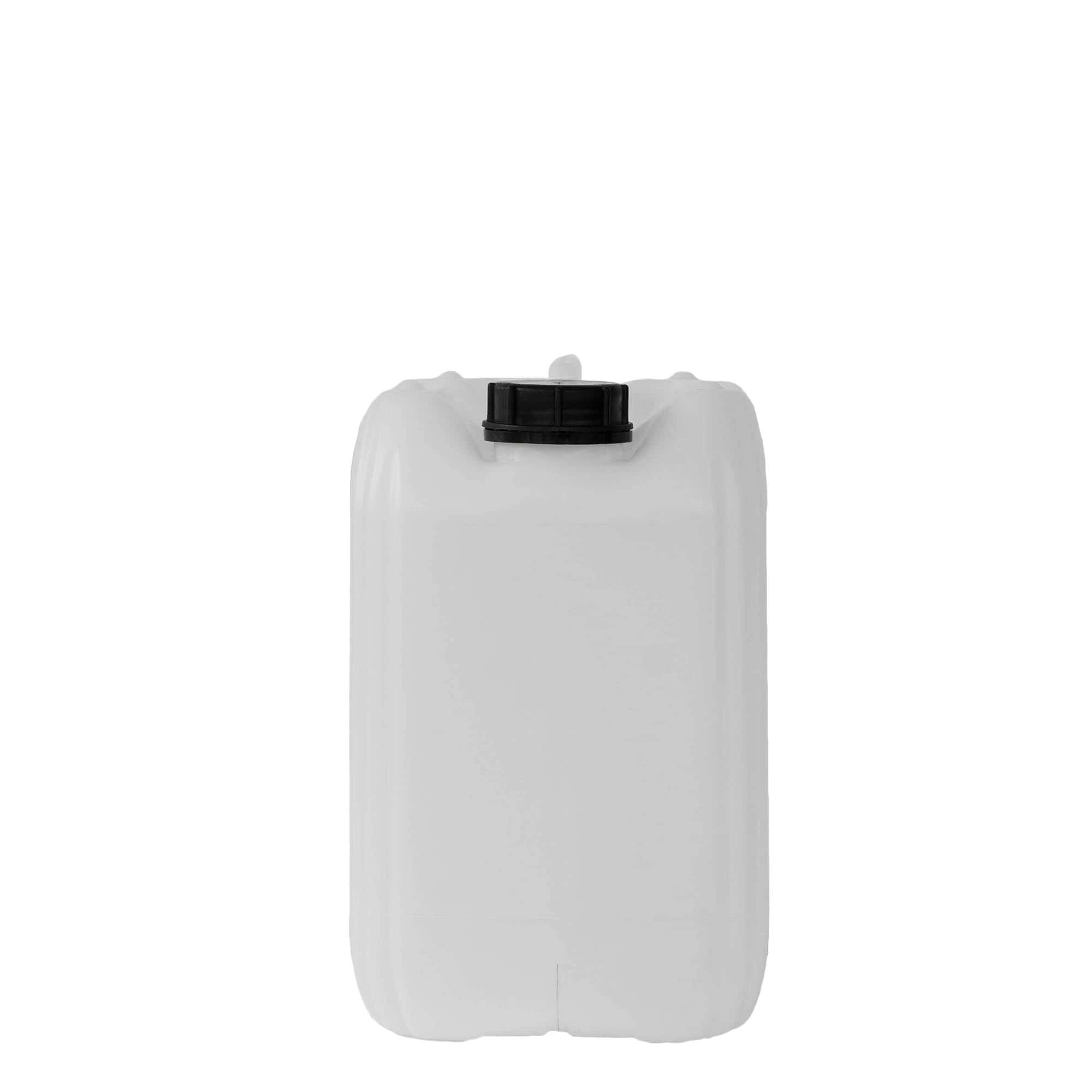 Canistră de 10 l, dreptunghiulară, material plastic HDPE, natur, închidere: ND 55