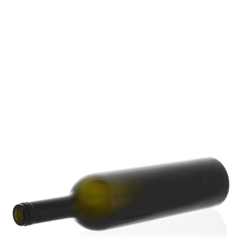 Sticlă de vin de 750 ml „Liberty”, verde antic, închidere: Dop de plută