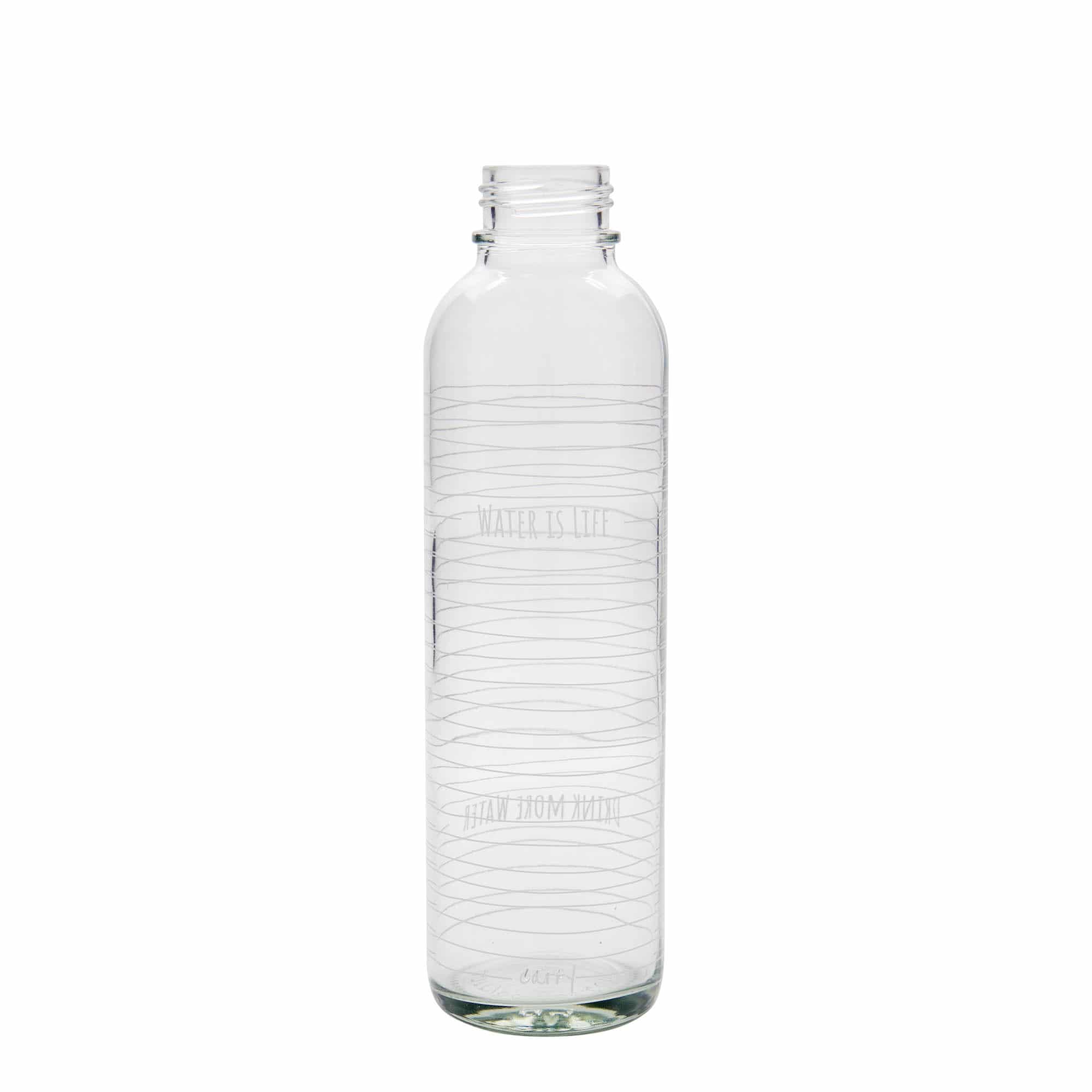 Sticlă de băut de 700 ml CARRY Bottle, motiv decorativ: Water is Life, închidere: Capac filetat