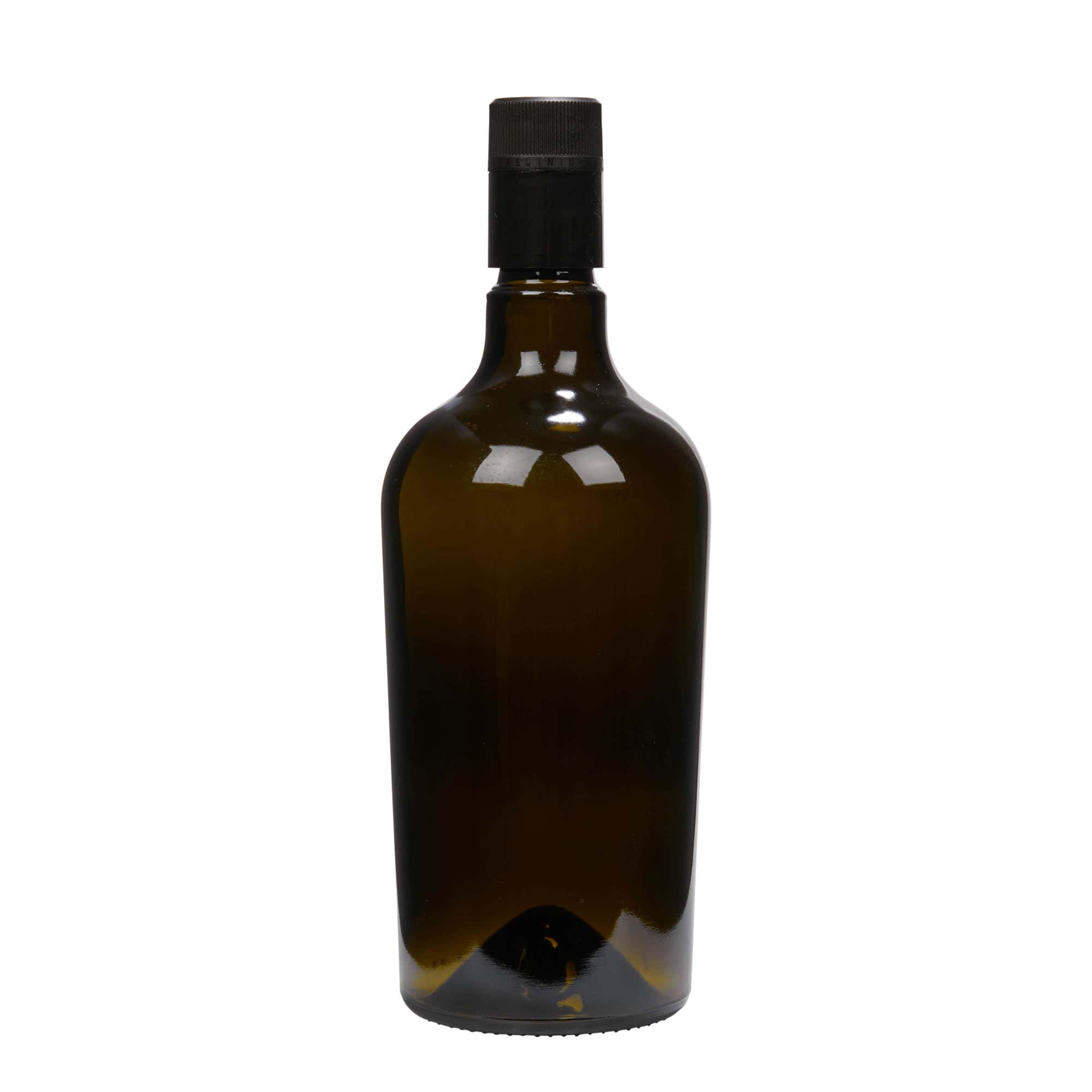 Sticlă de oțet/ulei de 750 ml „Oleum”, sticlă, verde antic, închidere: DOP