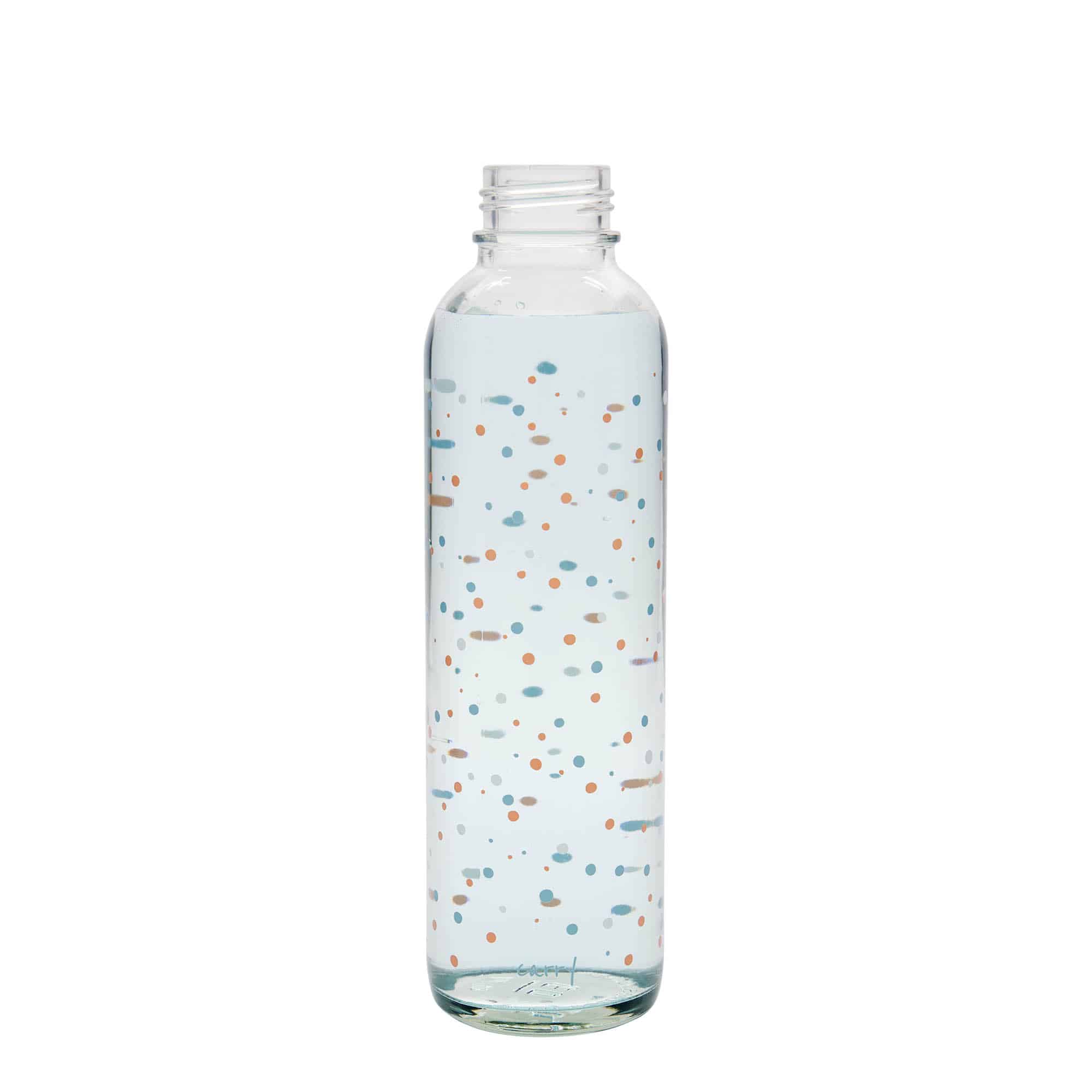 Sticlă de băut de 700 ml CARRY Bottle, motiv decorativ: Flying Circles, închidere: Capac filetat