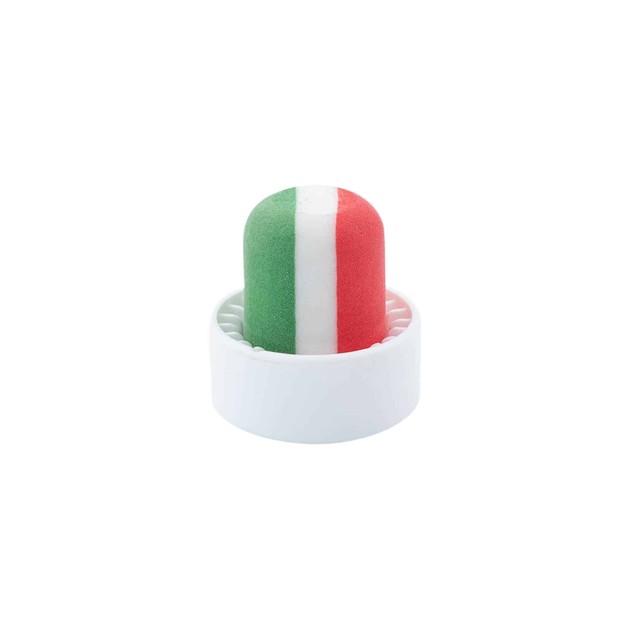 Dop tip ciupercă 19 mm „Italia”, plastic, multicolor, pentru închidere: Dop de plută