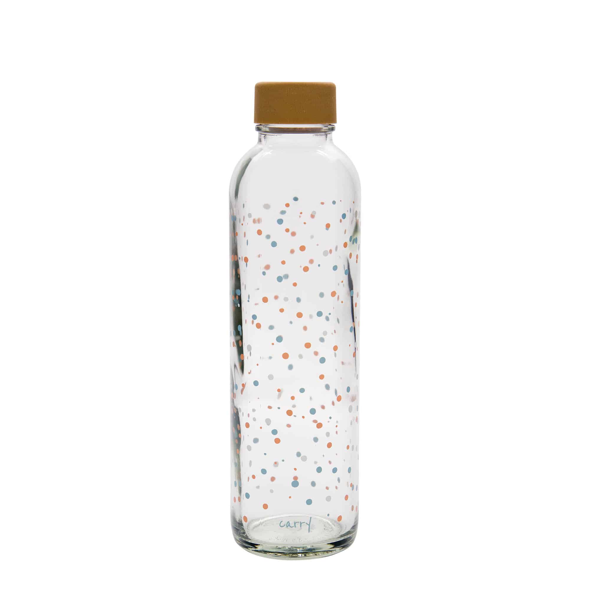 Sticlă de băut de 700 ml CARRY Bottle, motiv decorativ: Flying Circles, închidere: Capac filetat