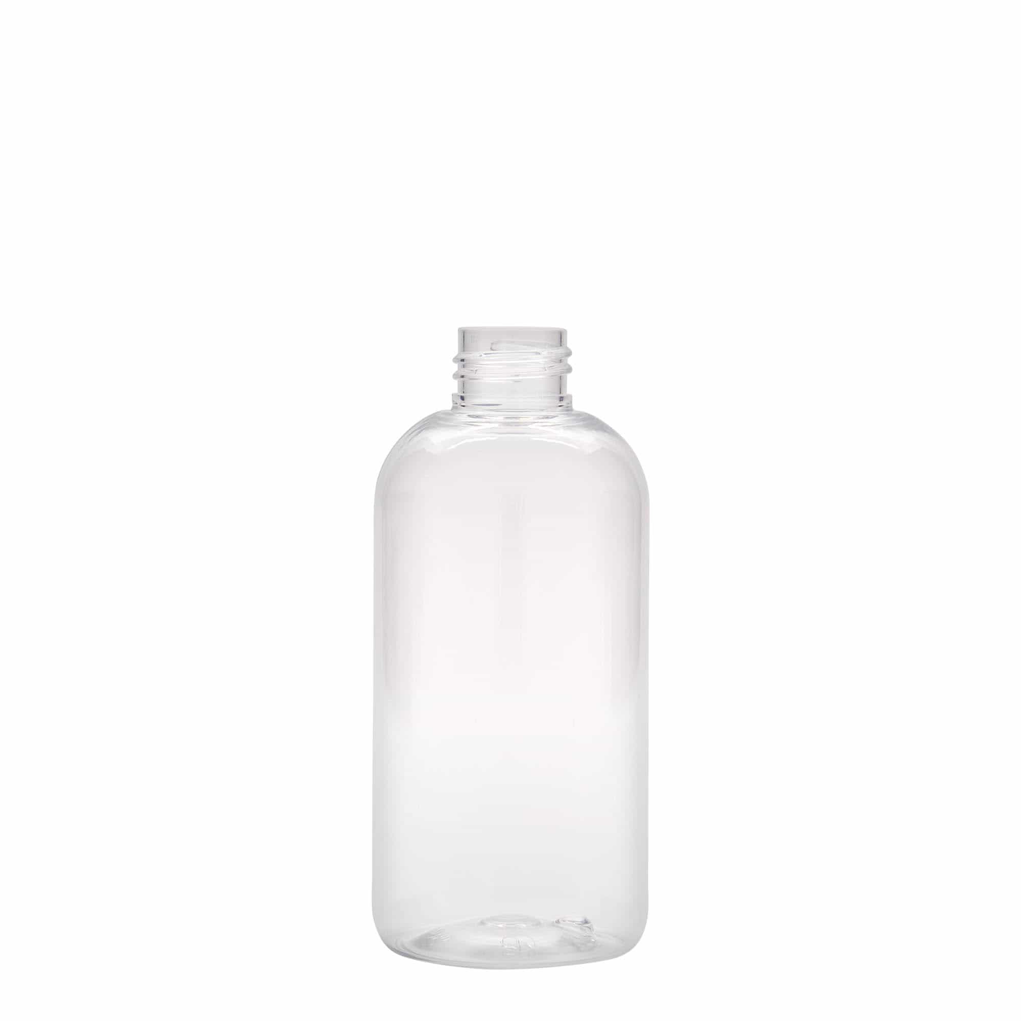 Sticlă PET de 200 ml „Boston”, material plastic, închidere: GPI 24/410