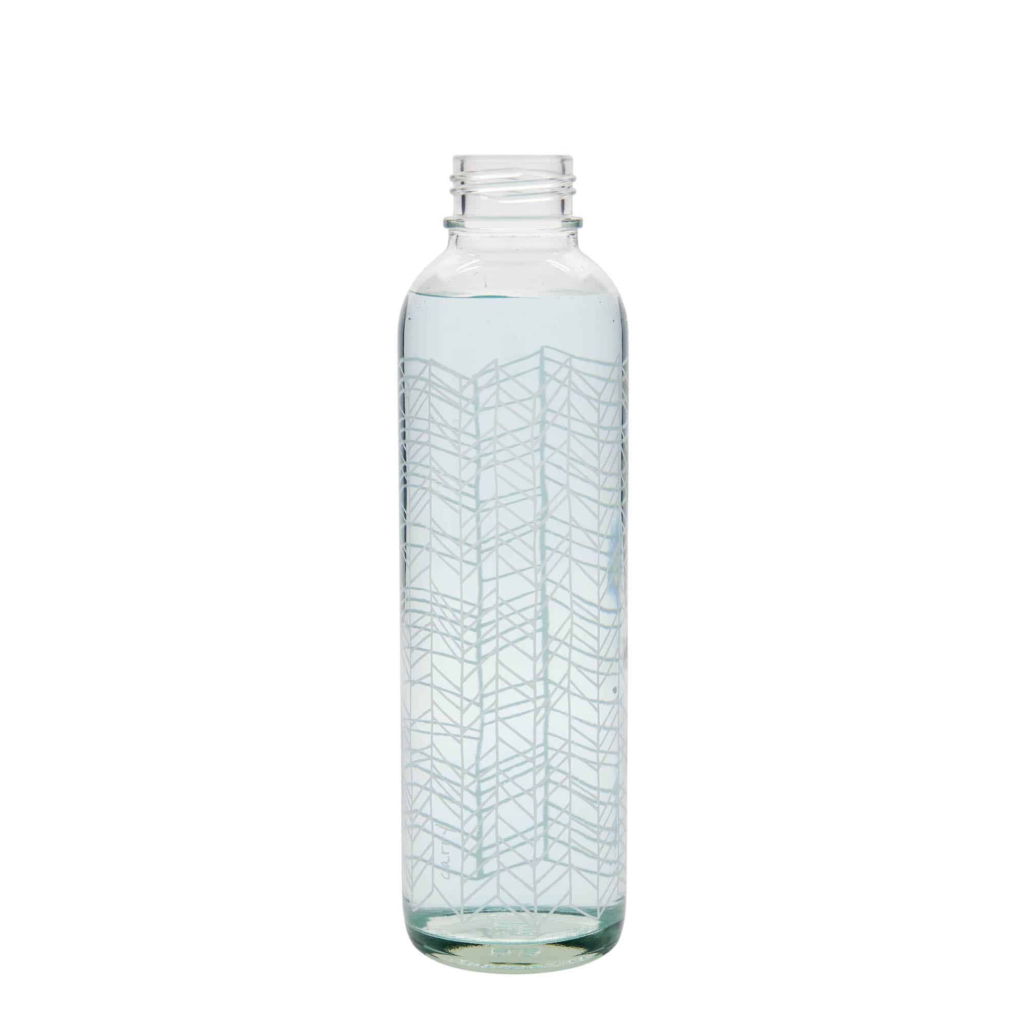 Sticlă de băut de 700 ml CARRY Bottle, motiv decorativ: Structure of Life, închidere: Capac filetat