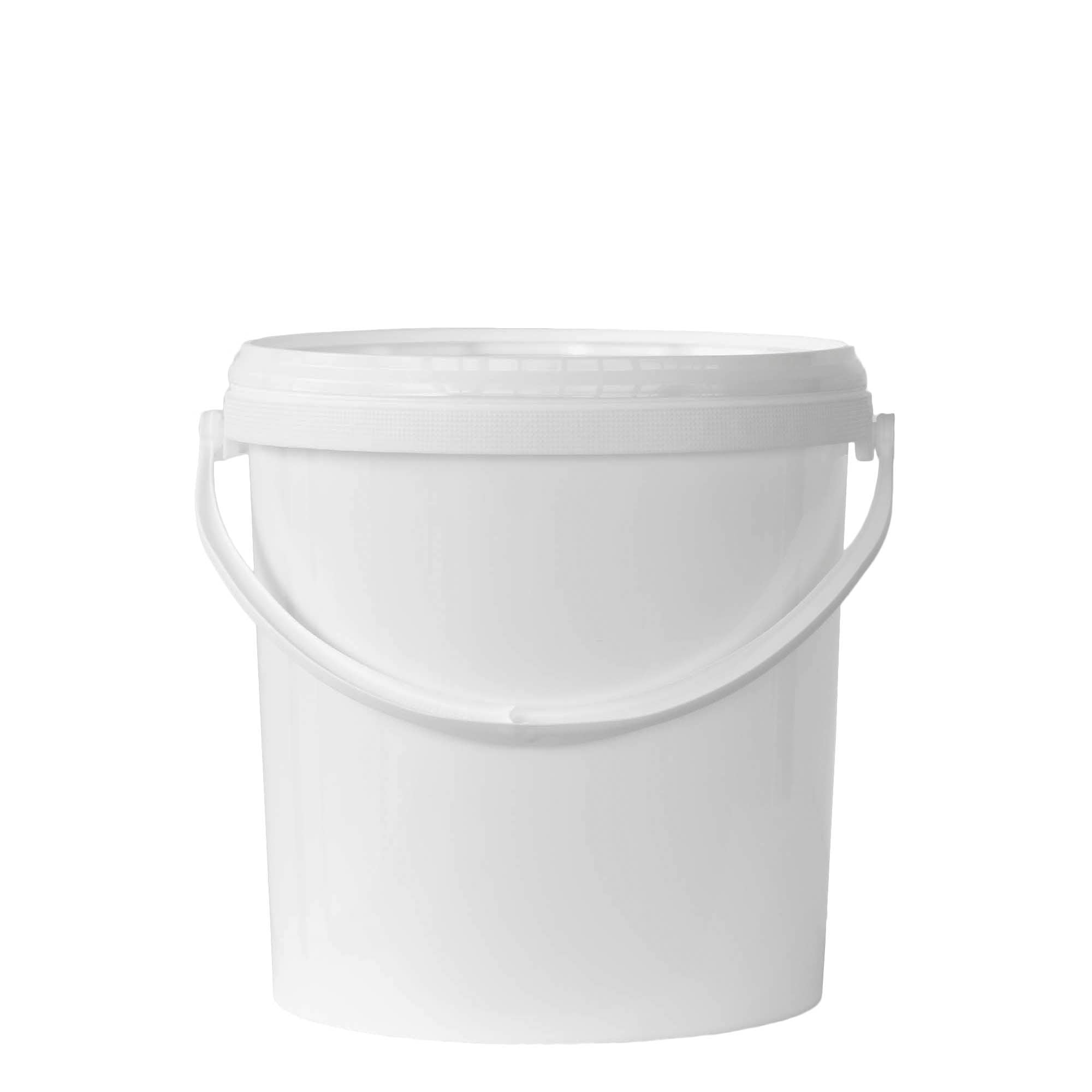 Găleată de 10 l, material plastic PP, albă