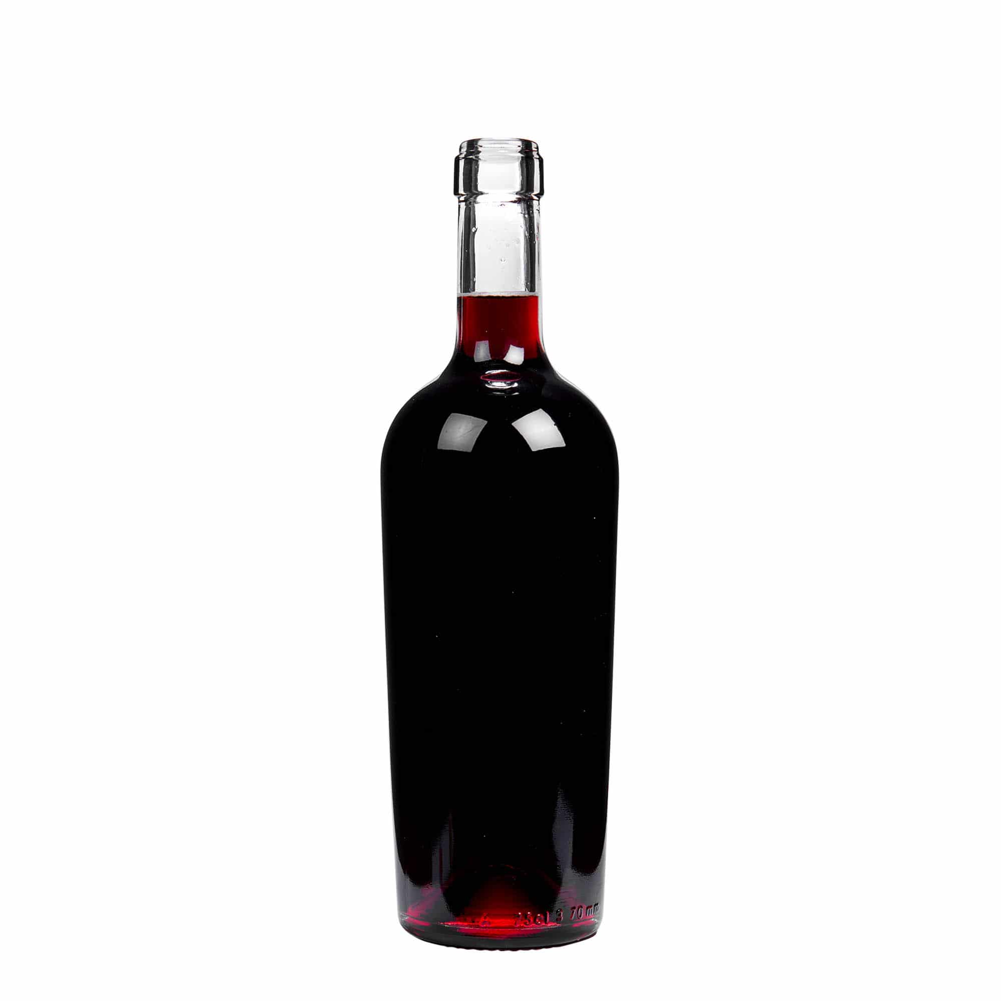 Sticlă de vin de 750 ml „Imperiale”, închidere: Dop de plută