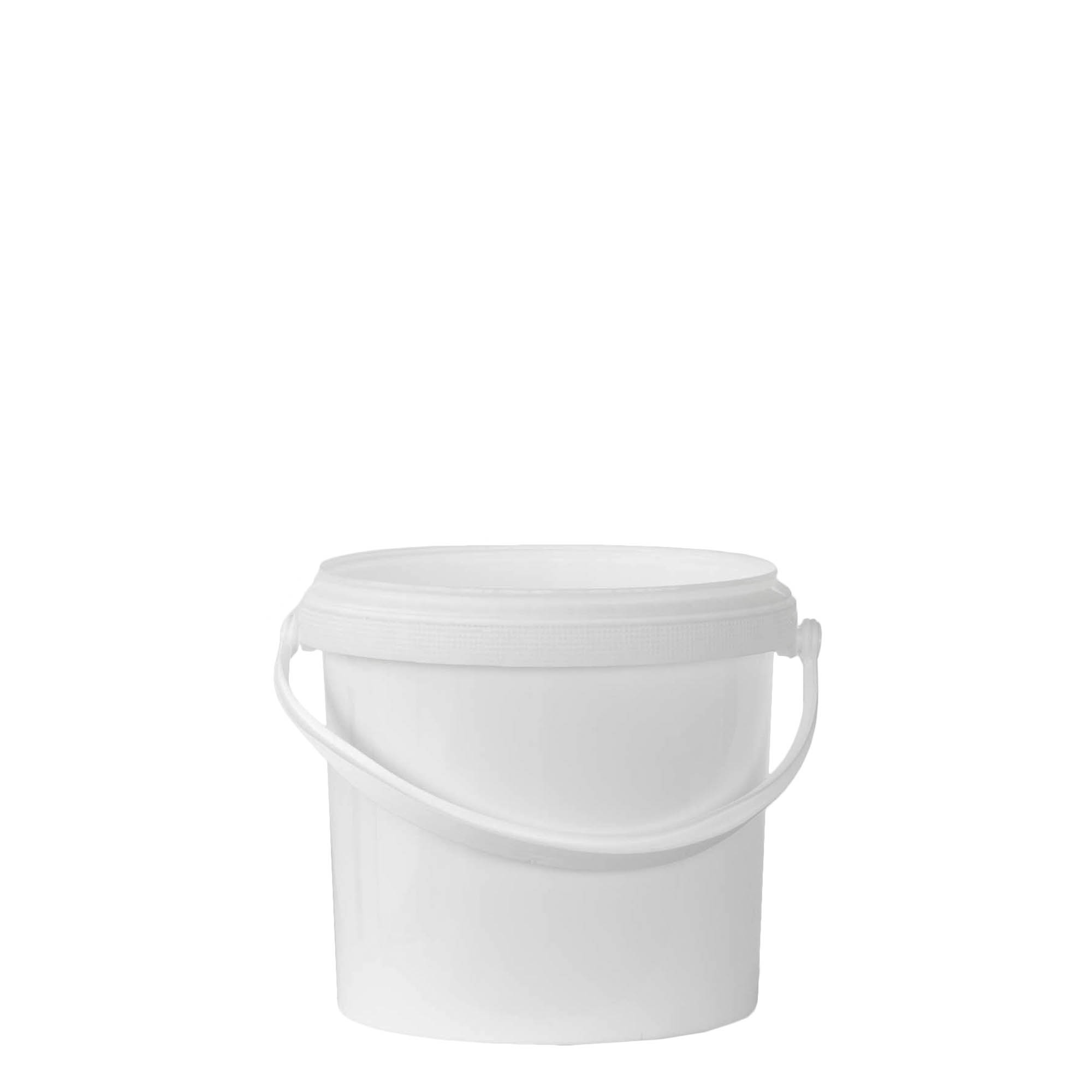 Găleată de 2,5 l, material plastic PP, albă