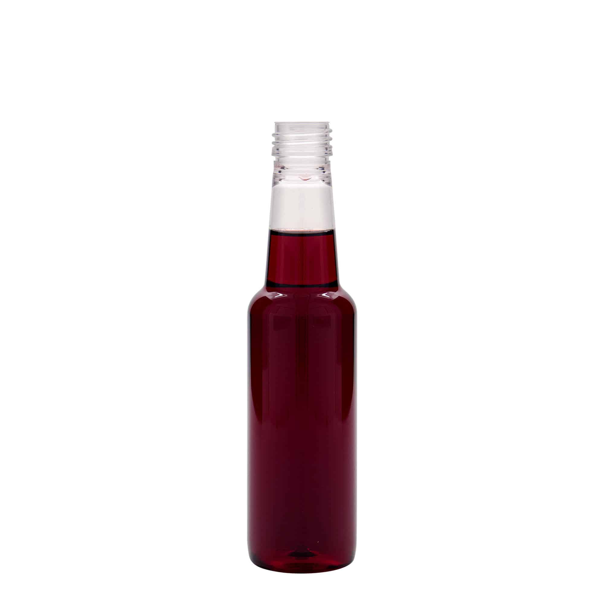 Sticlă PET de 250 ml „Vin”, material plastic, închidere: PP 28