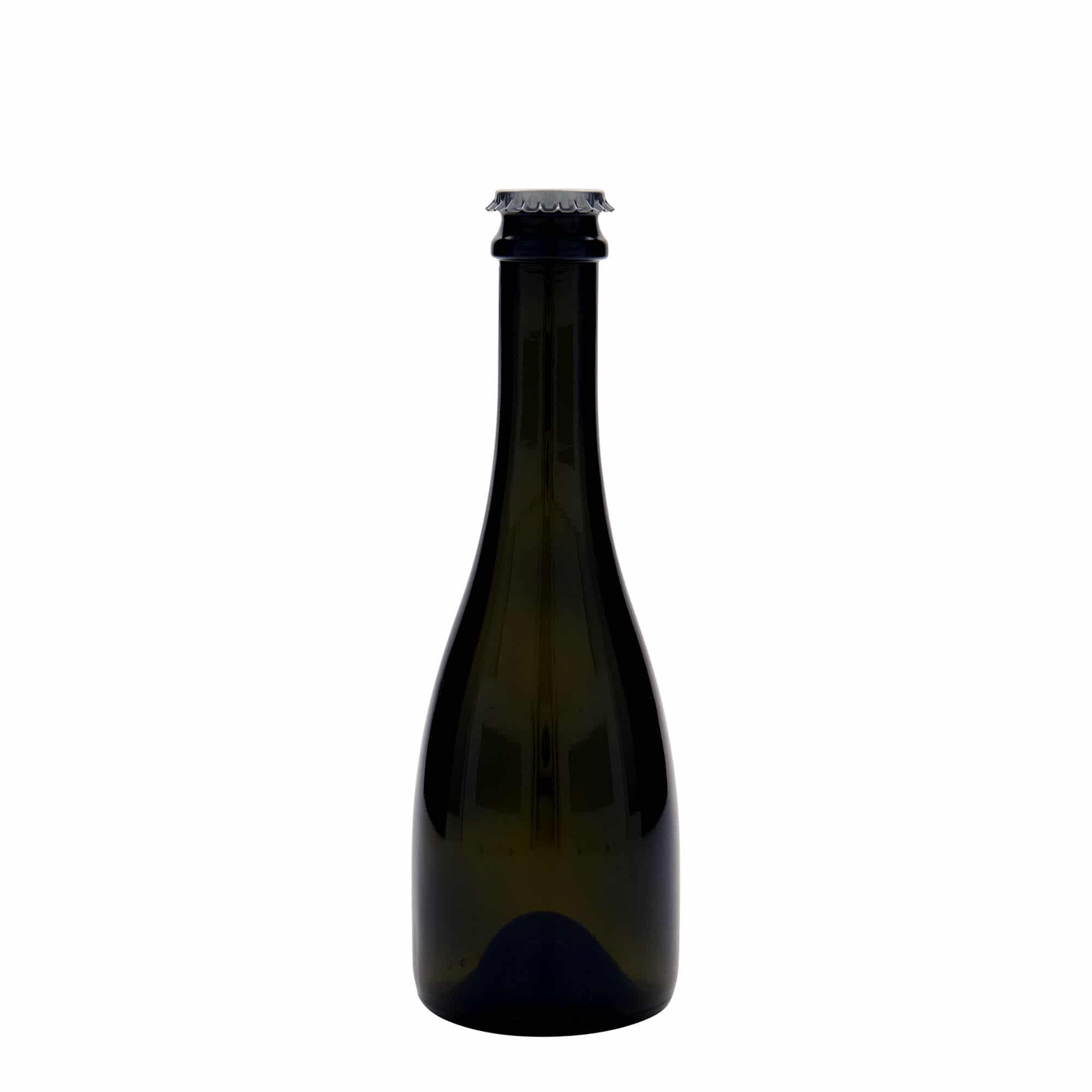 Sticlă de bere/șampanie de 330 ml „Tosca”, sticlă, verde antic, închidere: Capace metalice