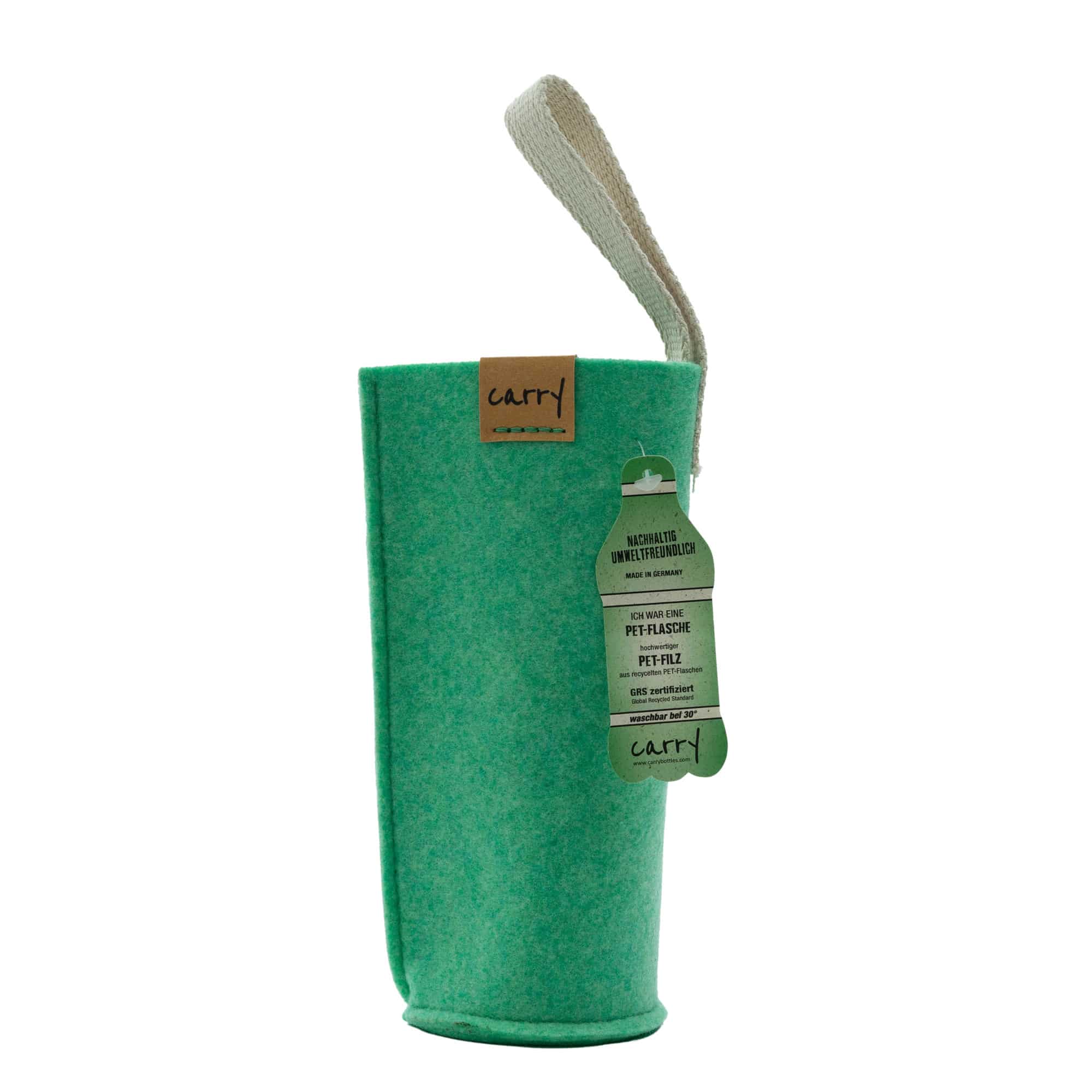 Husă CARRY Sleeve, material textil, verde mentă