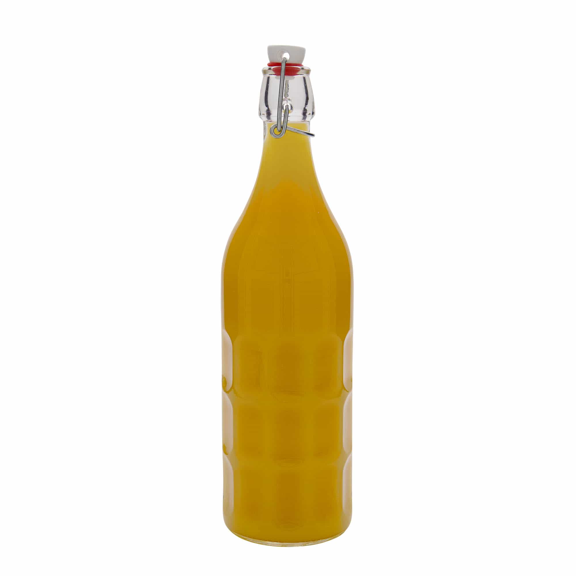 Sticlă din sticlă de 1.000 ml „Moresca”, închidere: Dop tip Swing top