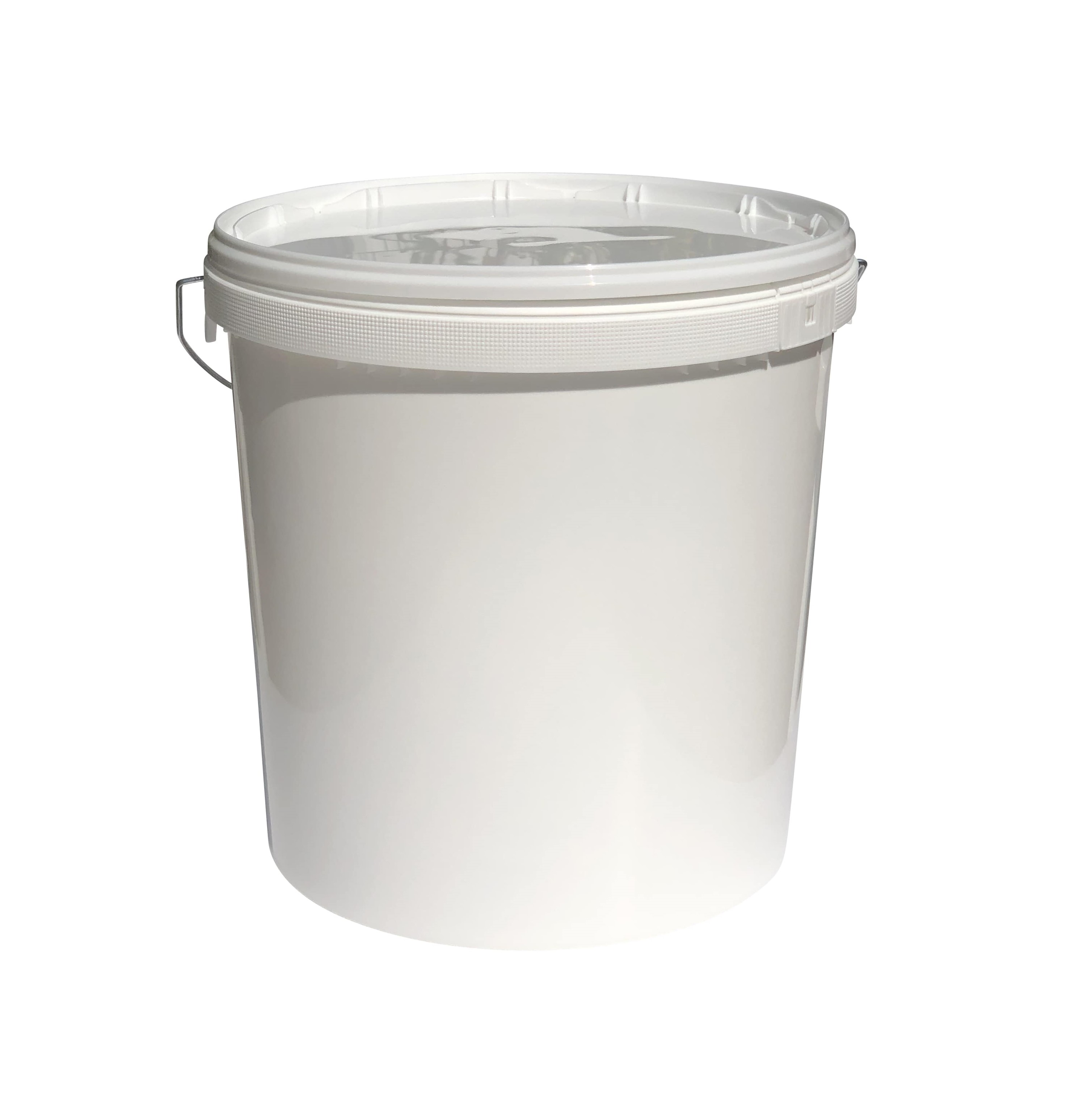 Capac pentru găleată de 5-6 l, material plastic PP, alb