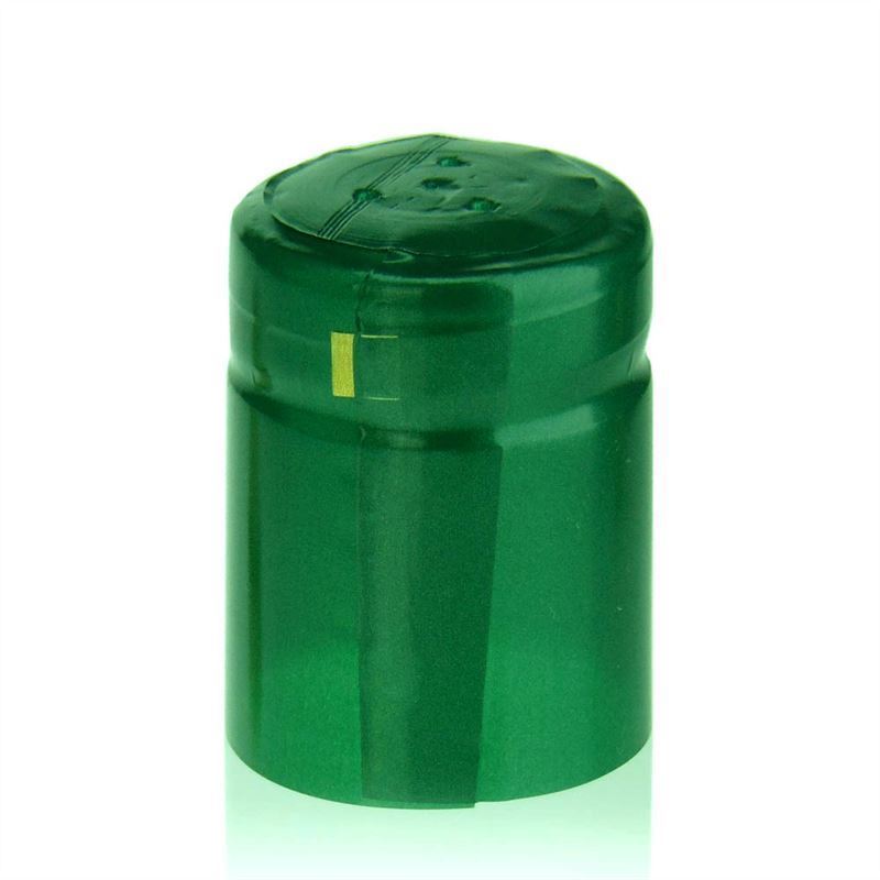 Capsule termoretractabile 32x41, material plastic PVC, verde smarald