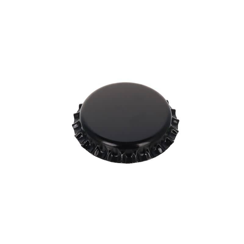 Capace metalice 29 mm, metal, negru