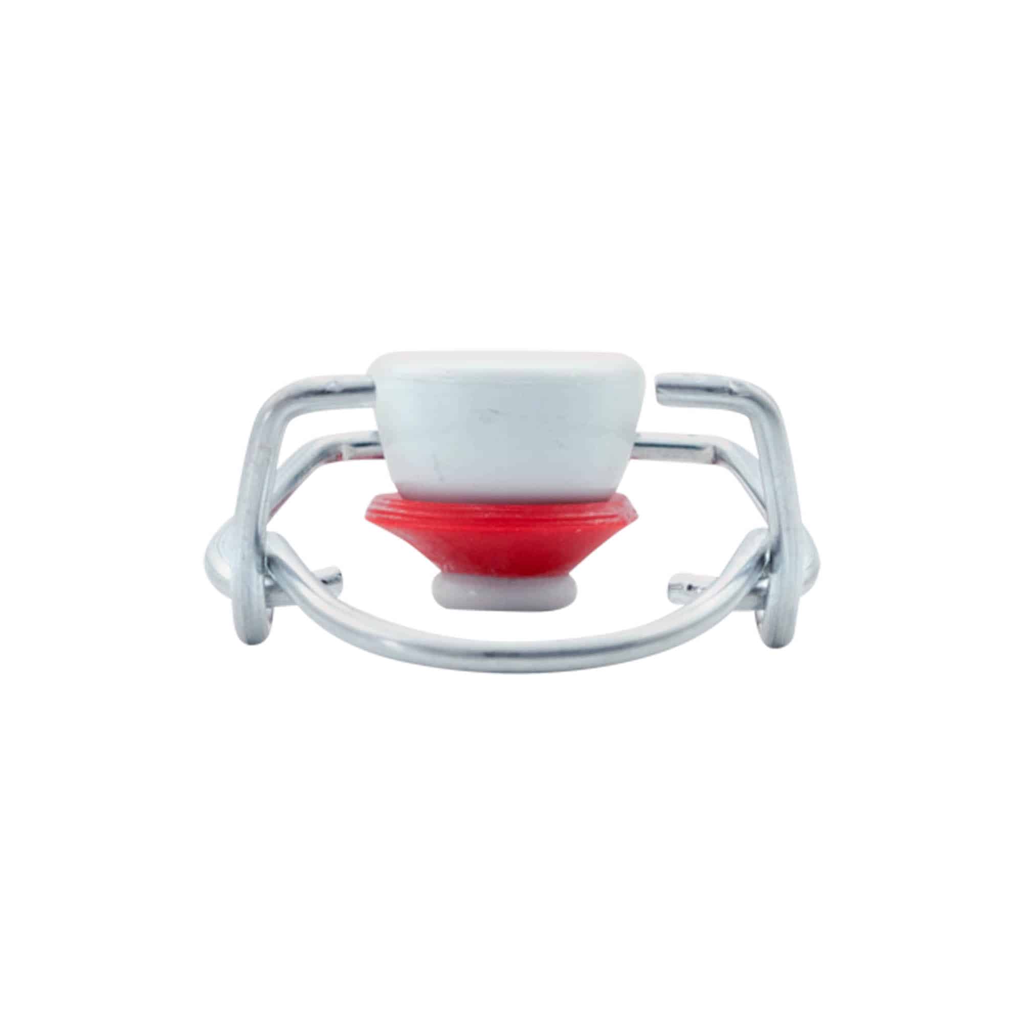 Dop tip Swing top Standard, plastic, roșu-alb