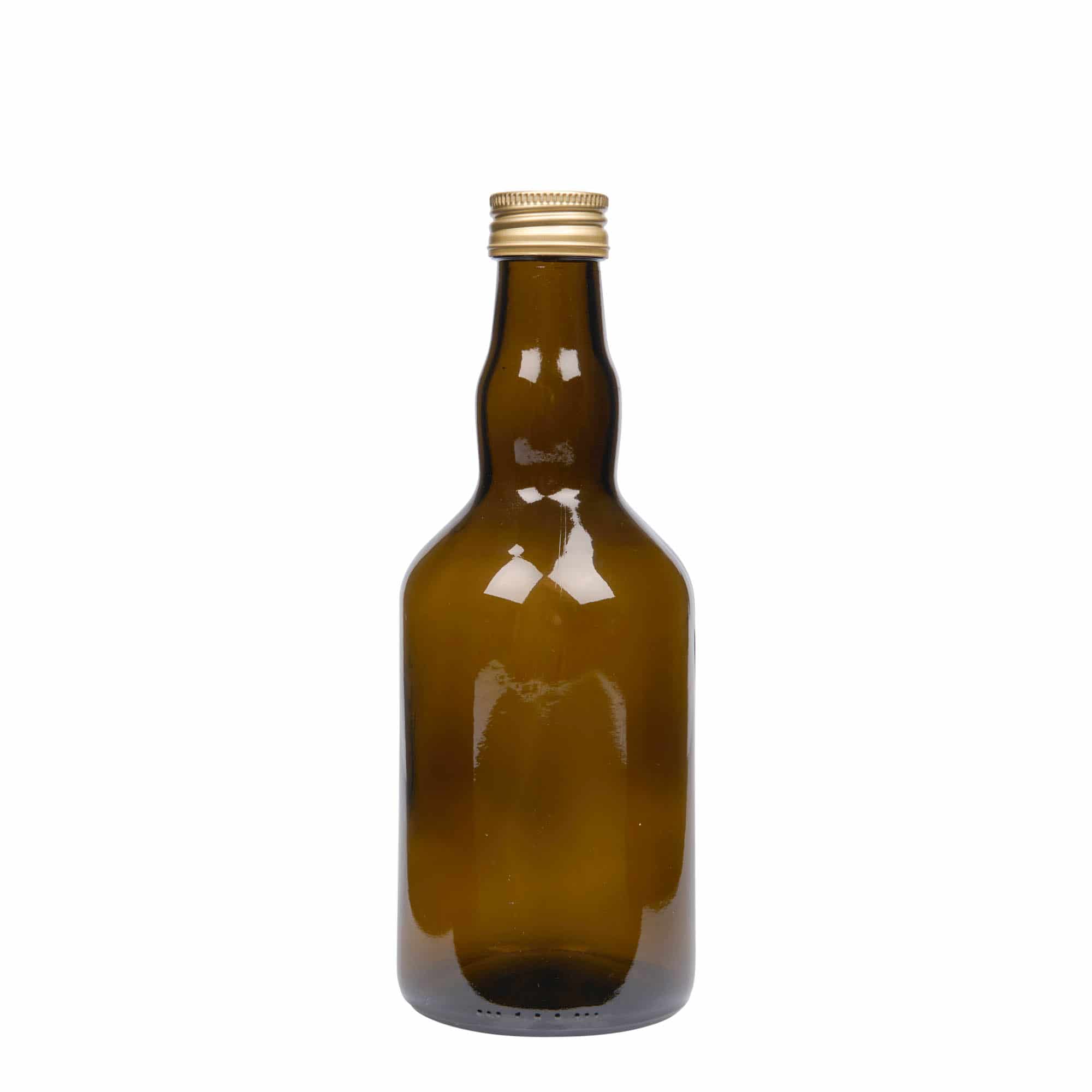 Sticlă din sticlă de 500 ml „Olona”, verde antic, închidere: PP 31,5