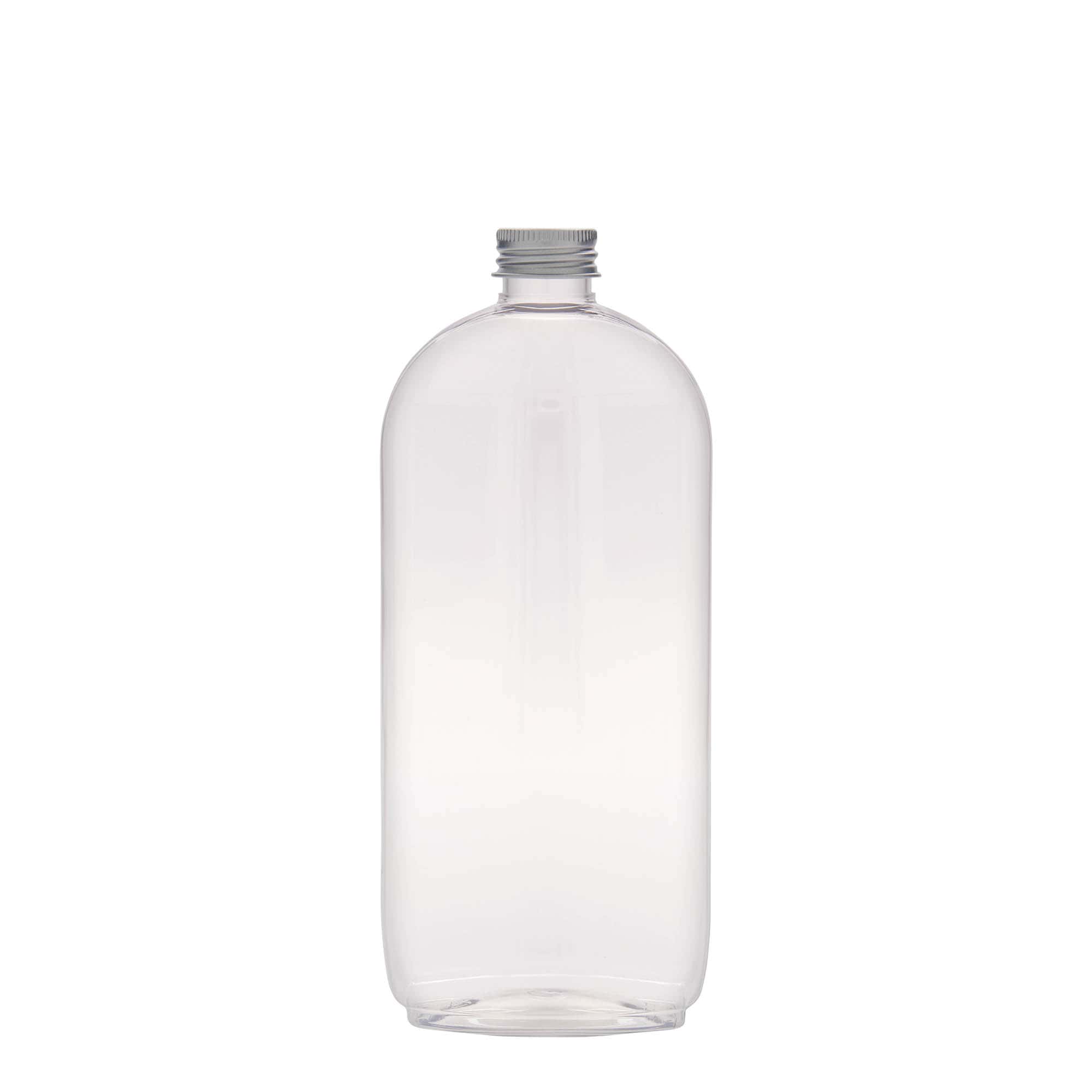 Sticlă PET de 500 ml „Iris”, ovală, material plastic, închidere: GPI 24/410