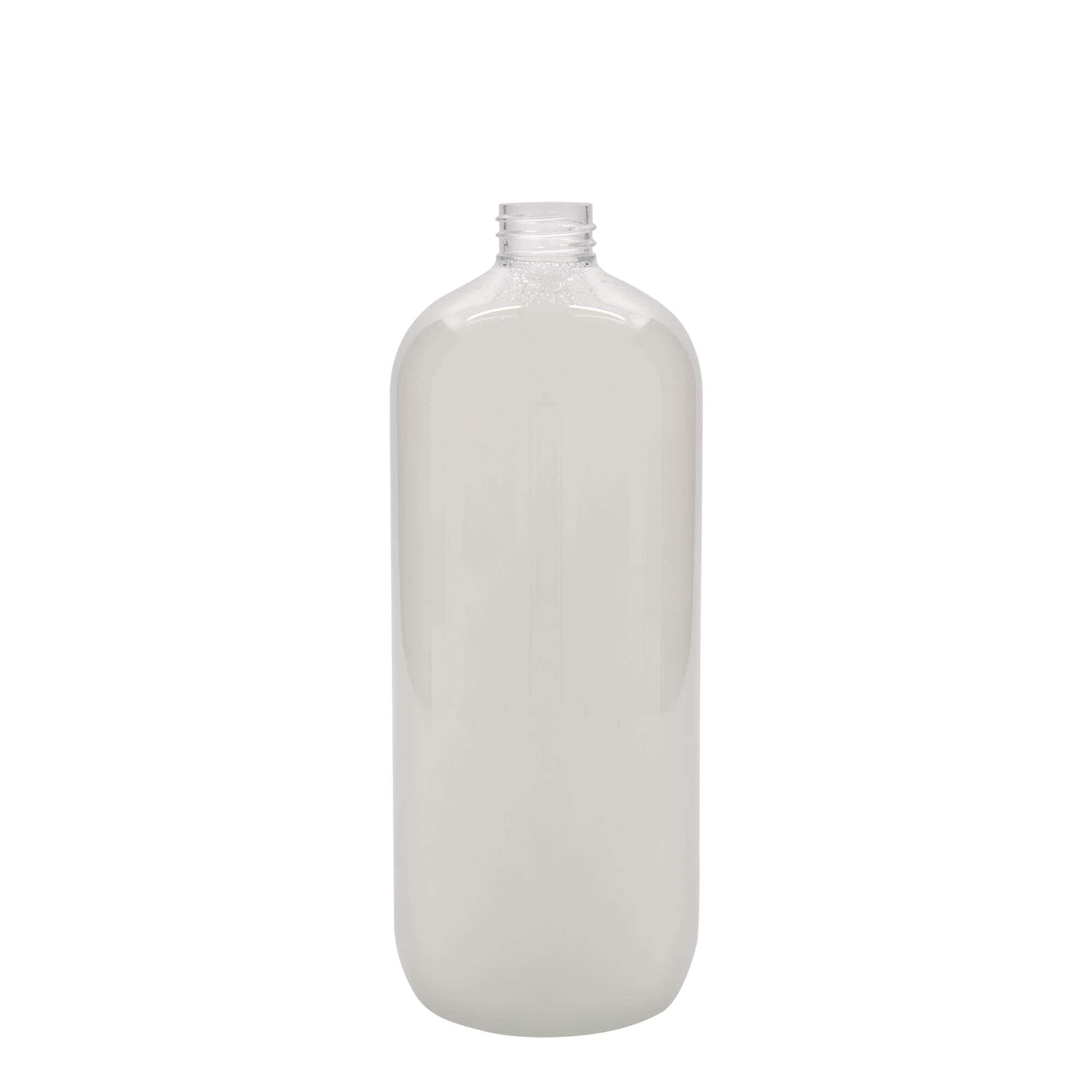 Sticlă PET de 1.000 ml „Boston”, material plastic, închidere: GPI 28/410