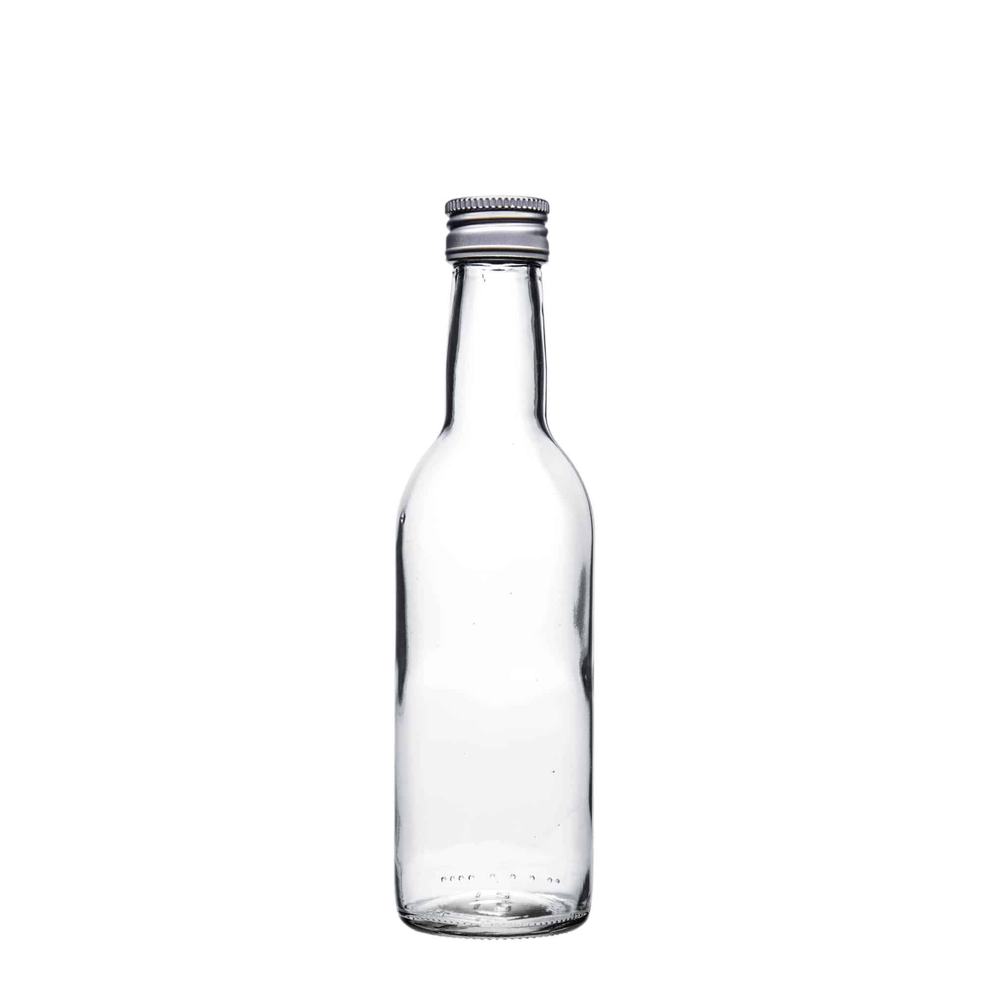 Sticlă din sticlă de 250 ml „Bordeaux”, închidere: PP 28