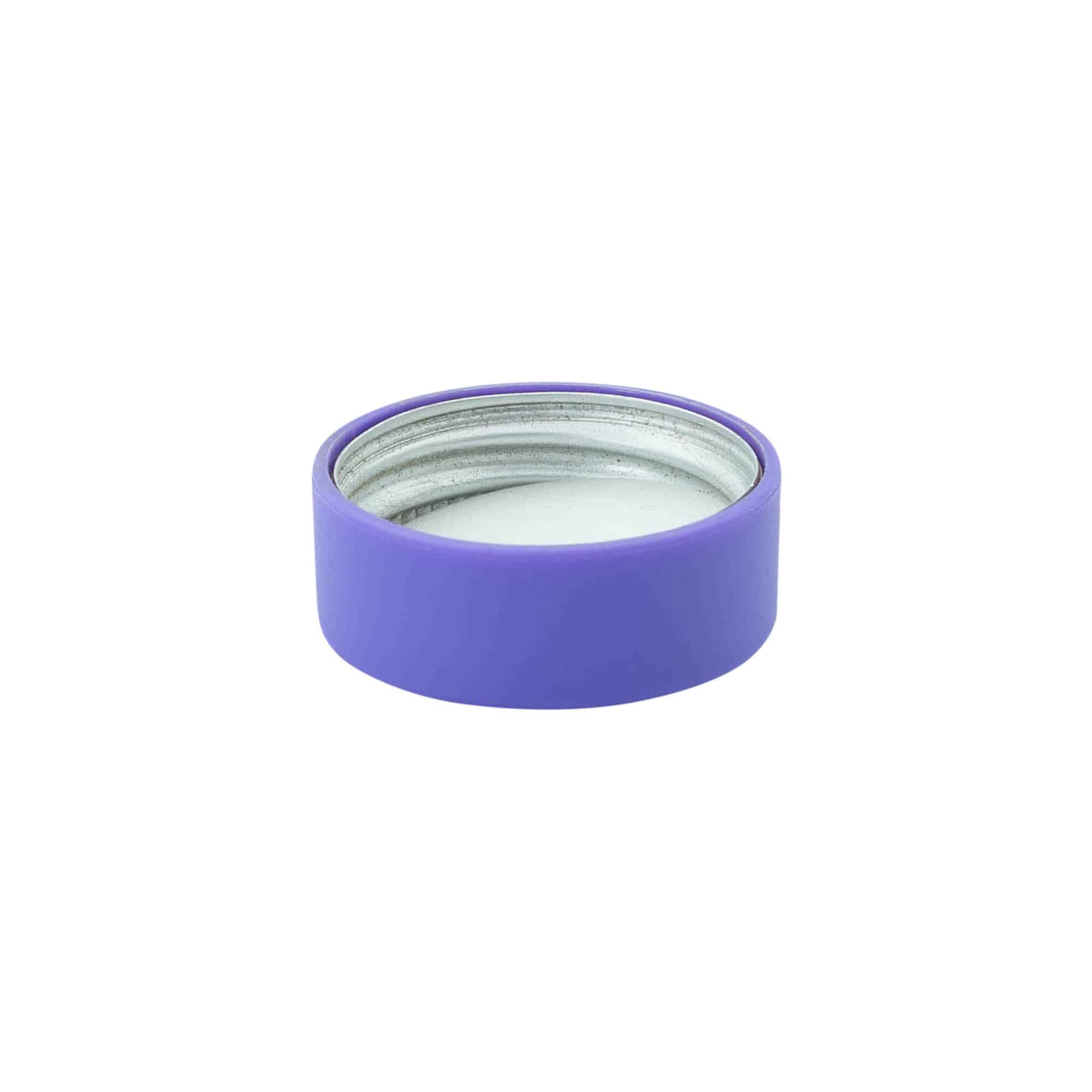 Capac filetat, material plastic ABS, violet, pentru închidere: GPI 33/400